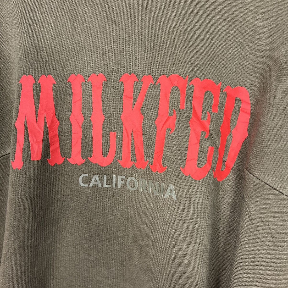 MILKFED MILKFED CALIFORNIA Big Logo Pullover Long Sweater #4175-C191 Size ONE SIZE - 3 Thumbnail