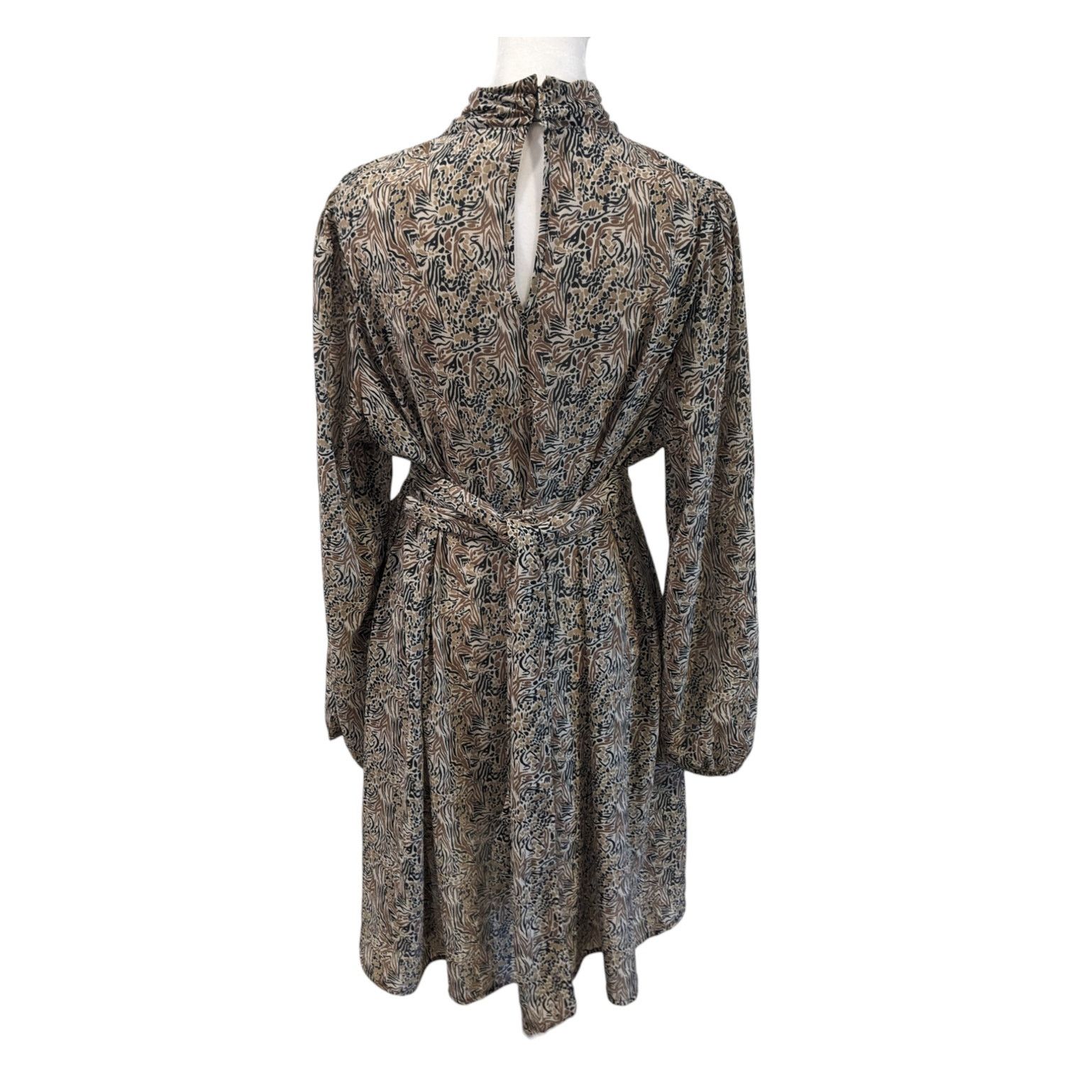 Other AWARE by Vero Moda Josephine Printed Mock Neck Dress Small Size S / US 4 / IT 40 - 4 Thumbnail