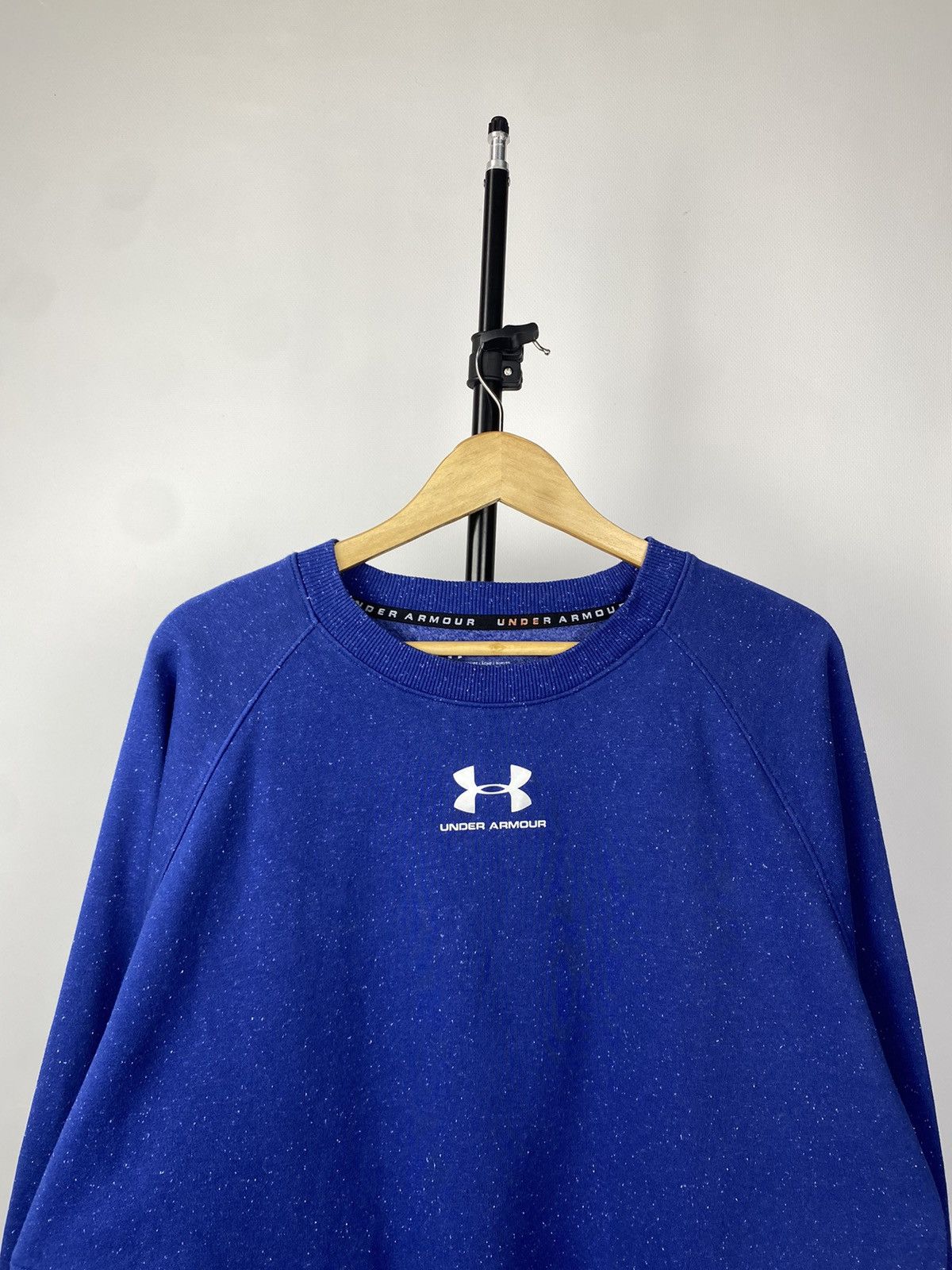 Under Armour × Vintage Vintage CRAZY baggy Under Armour Zip Sweatshirt Size US XL / EU 56 / 4 - 2 Thumbnail