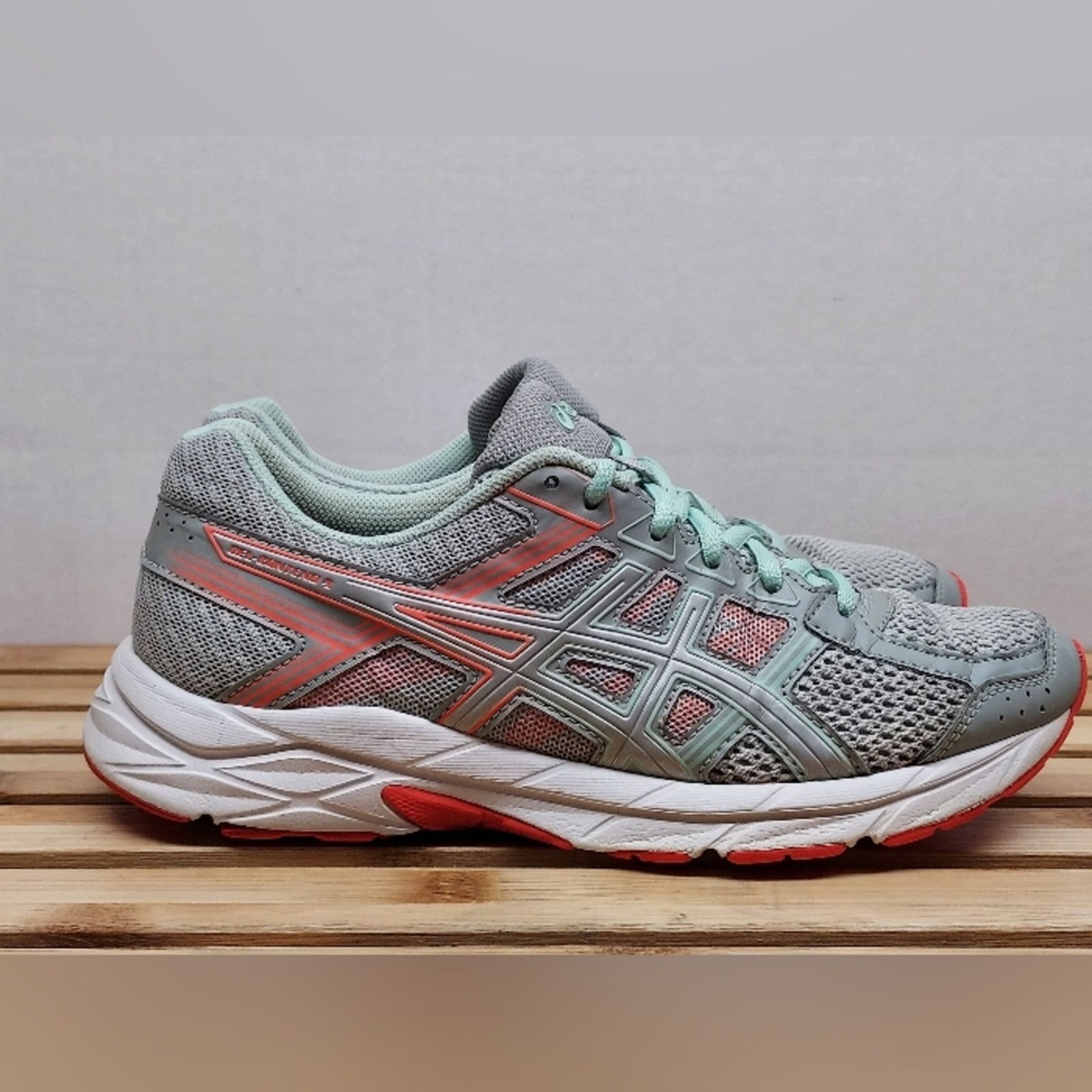 Asics ASICS Womens | Grey | Gel-Contend 4 Athletic Shoes Size 7 Size US 7 / IT 37 - 6 Thumbnail