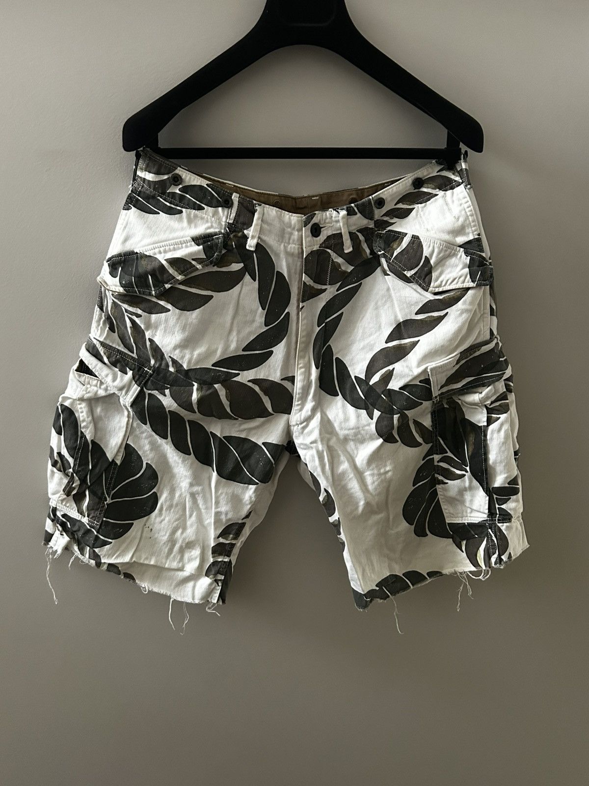 Kapital Kapital Rope Print Cargo Shorts Size US 34 / EU 50 - 1 Thumbnail