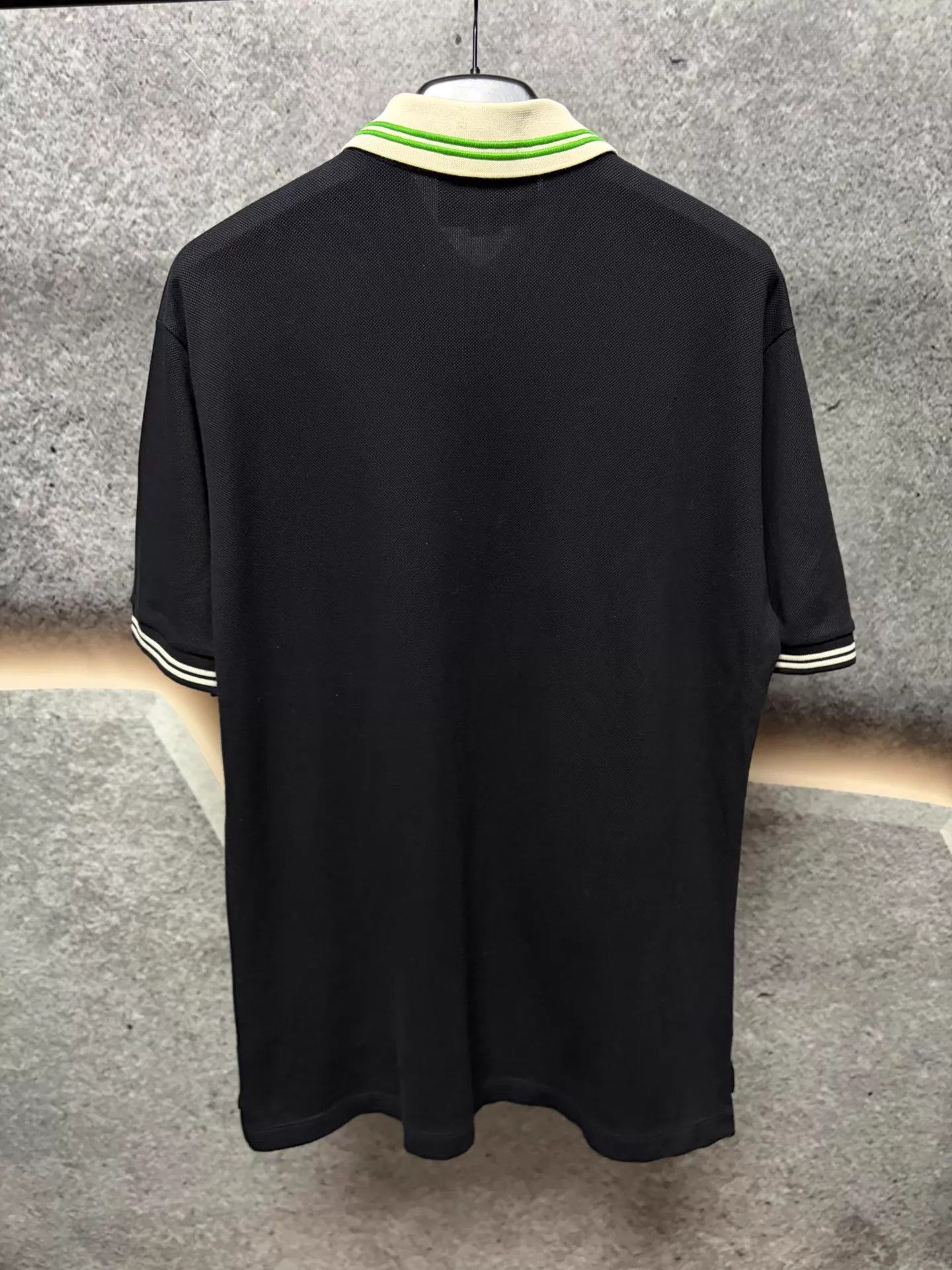 Gucci GUCCI Men's Black Polo Short Sleeve XL Size US XL / EU 56 / 4 - 2 Thumbnail