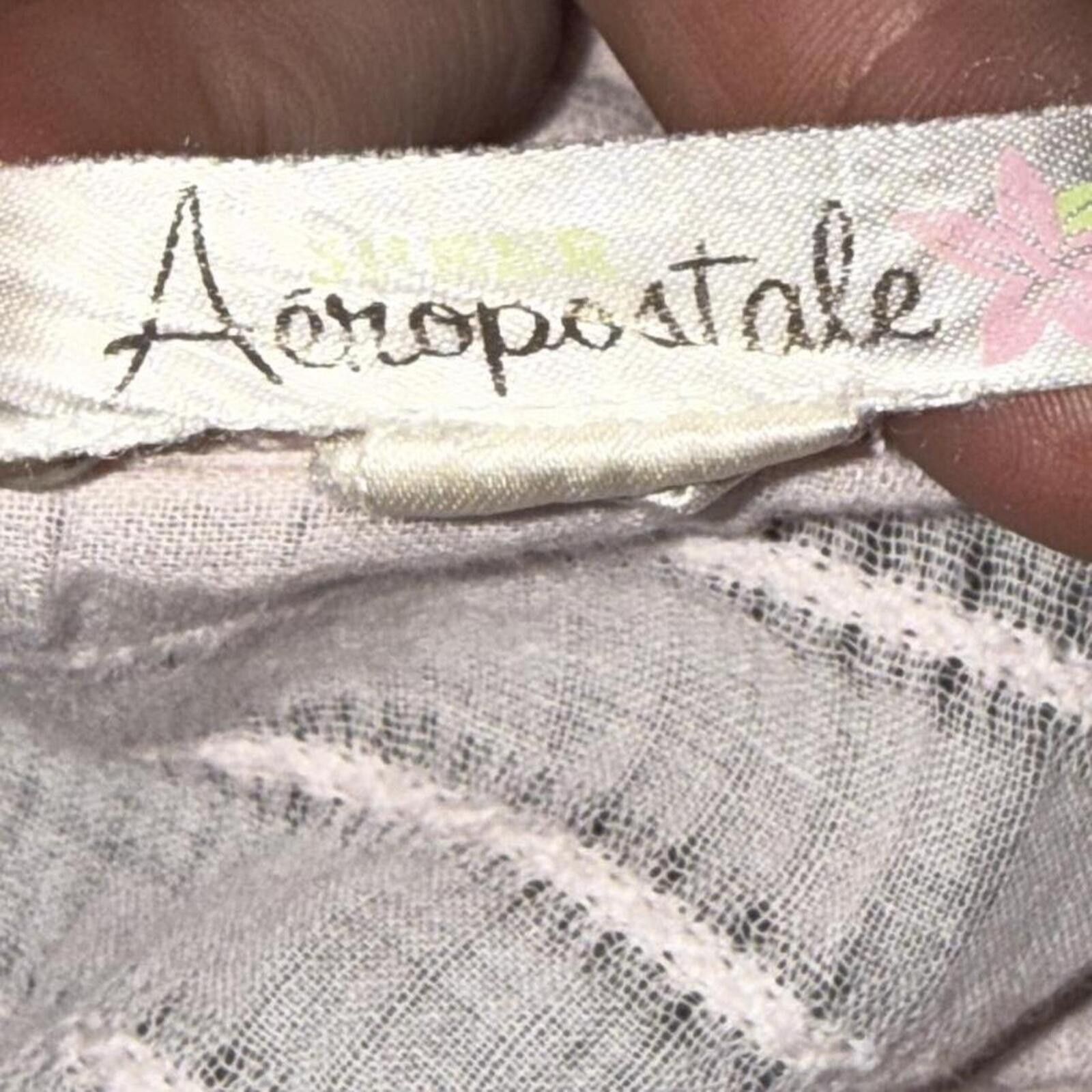 Aeropostale VINTAGE Aeropostale Blouse Size S / US 4 / IT 40 - 4 Thumbnail
