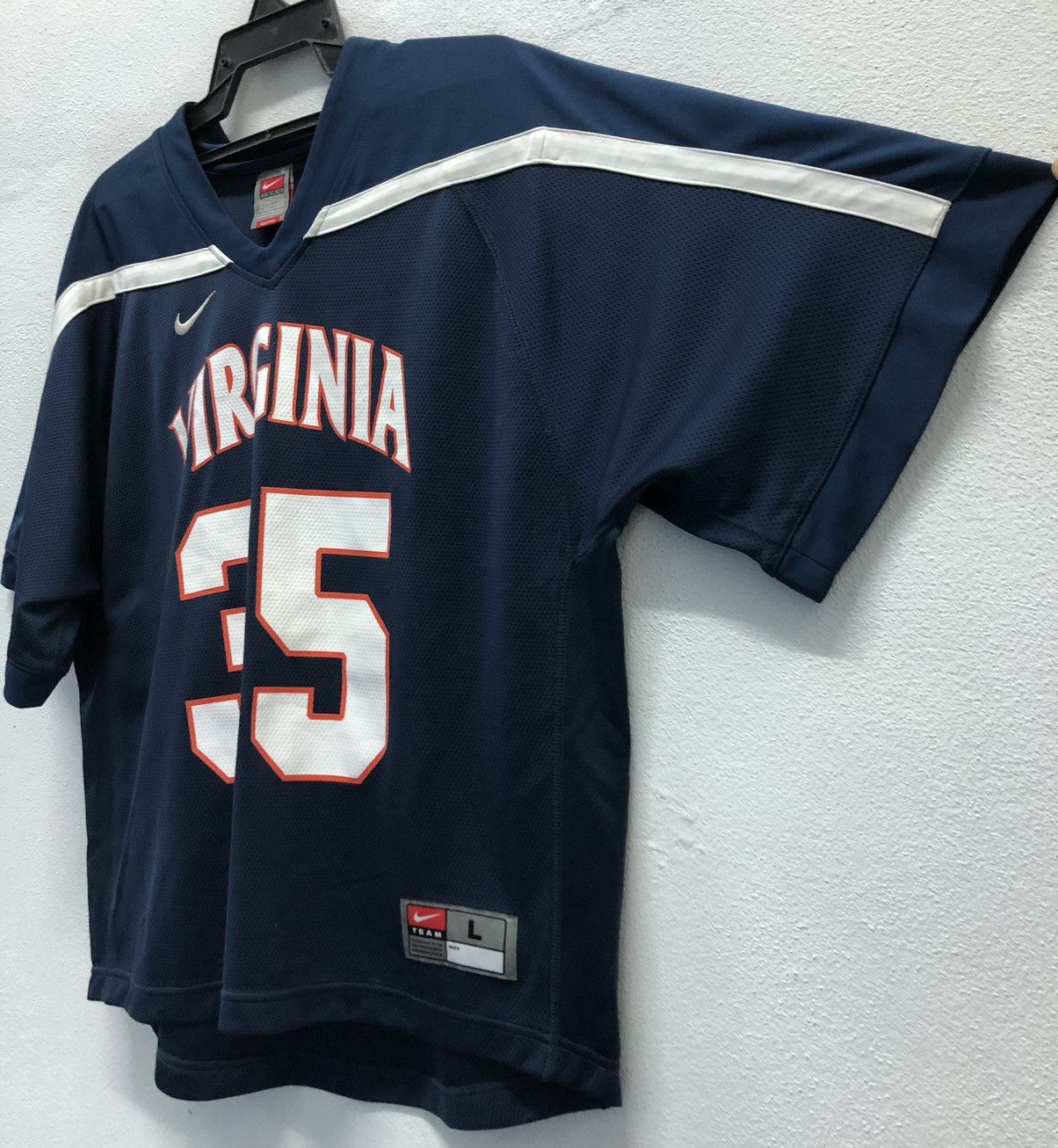 Nike Vintage Nike Team Virginia 35 Jerseys Size US L / EU 52-54 / 3 - 8 Thumbnail