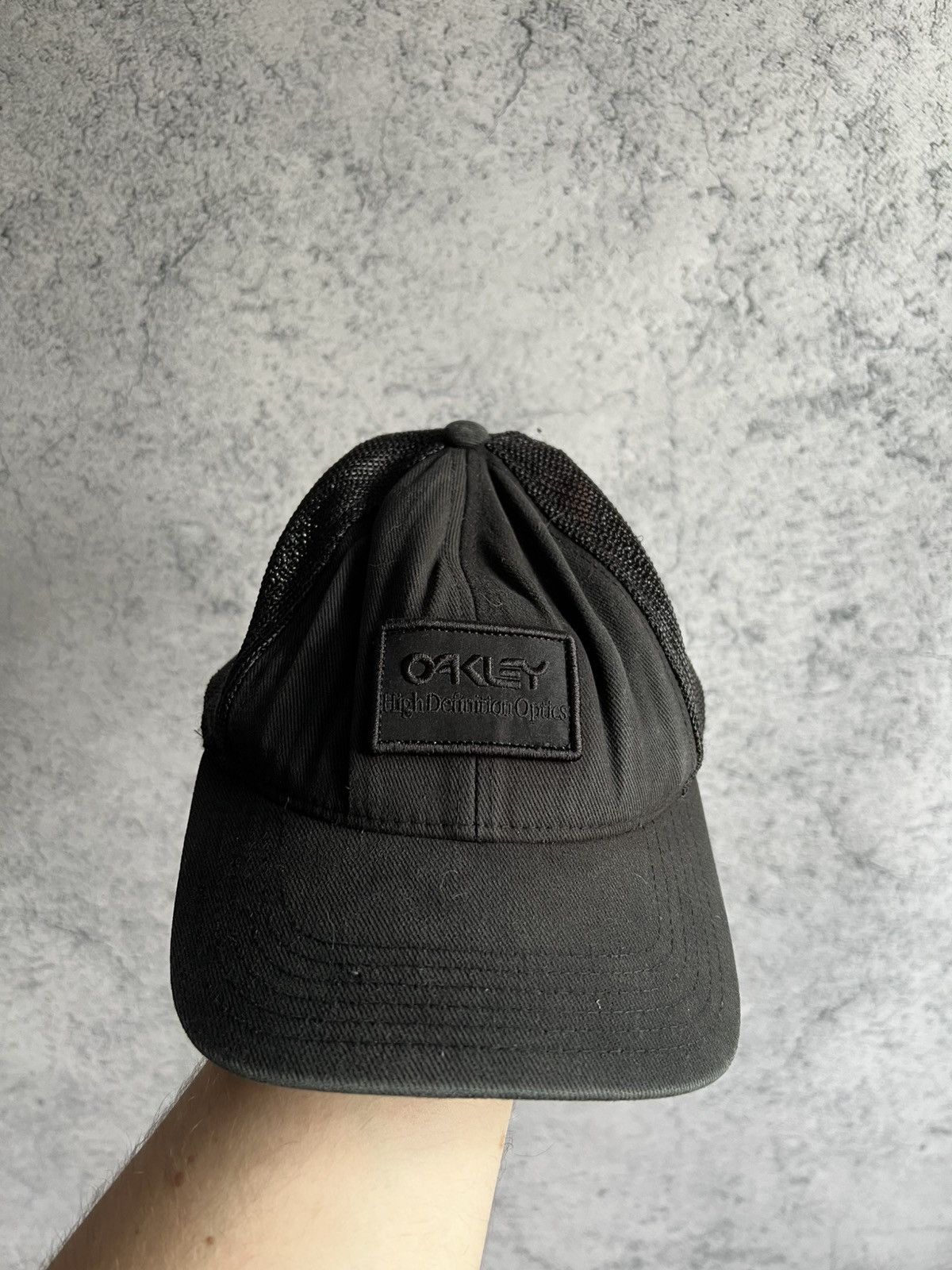 Oakley Oakley Men’s Trucker Cap Faded Hat Y2K Box Logo Size ONE SIZE - 10 Thumbnail