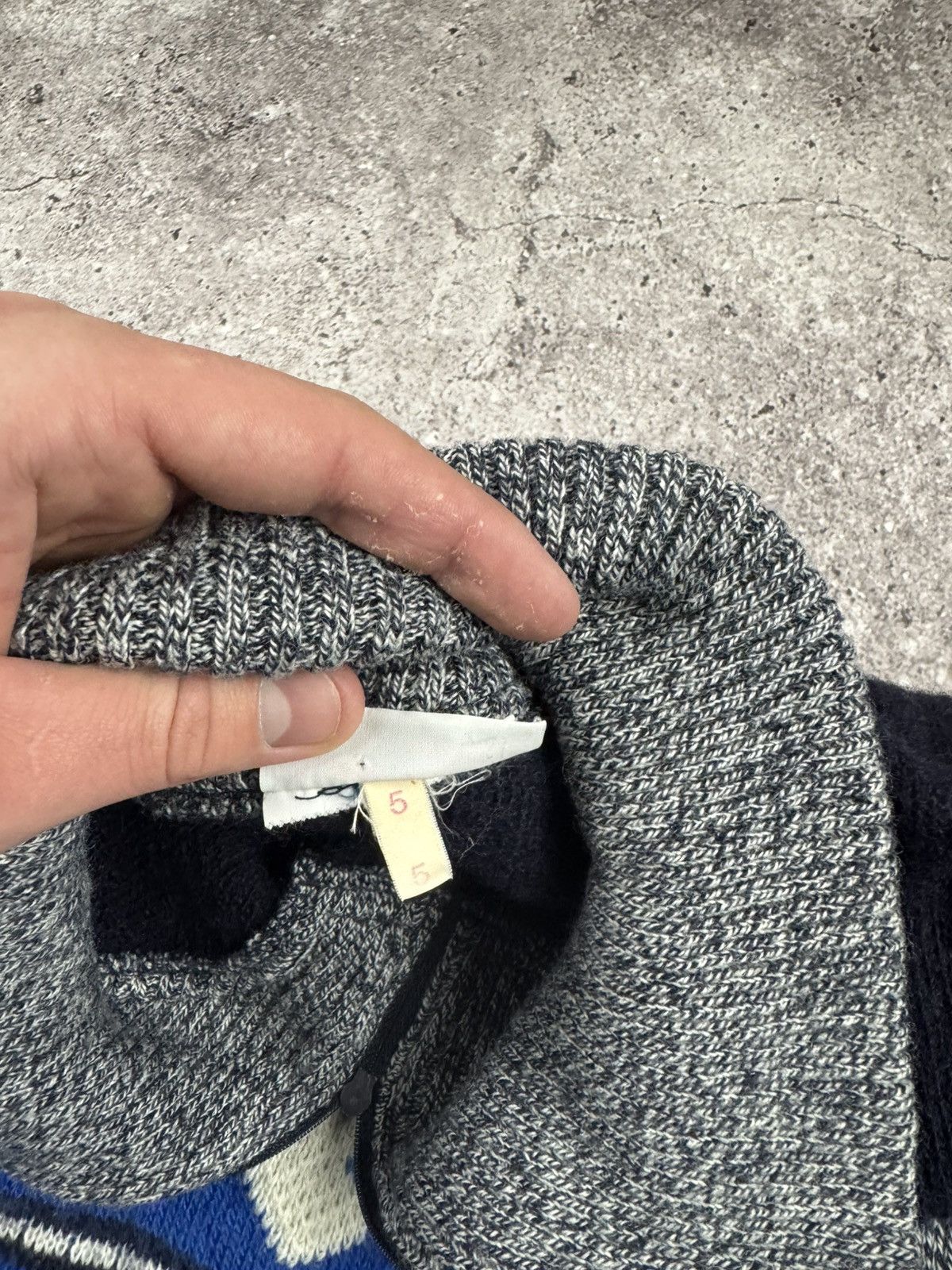 Lacoste ❄️Lacoste Chemise Vintage Made in France 1/4 Zip Knit Sweater Size US L / EU 52-54 / 3 - 8 Thumbnail