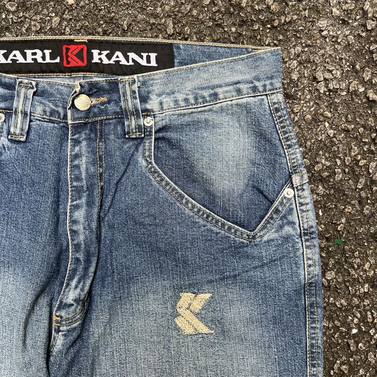 Karl Kani Karl Kani Jeans Vintage Y2K Style Denim Hip Hop SK8 Size US 31 - 6 Thumbnail