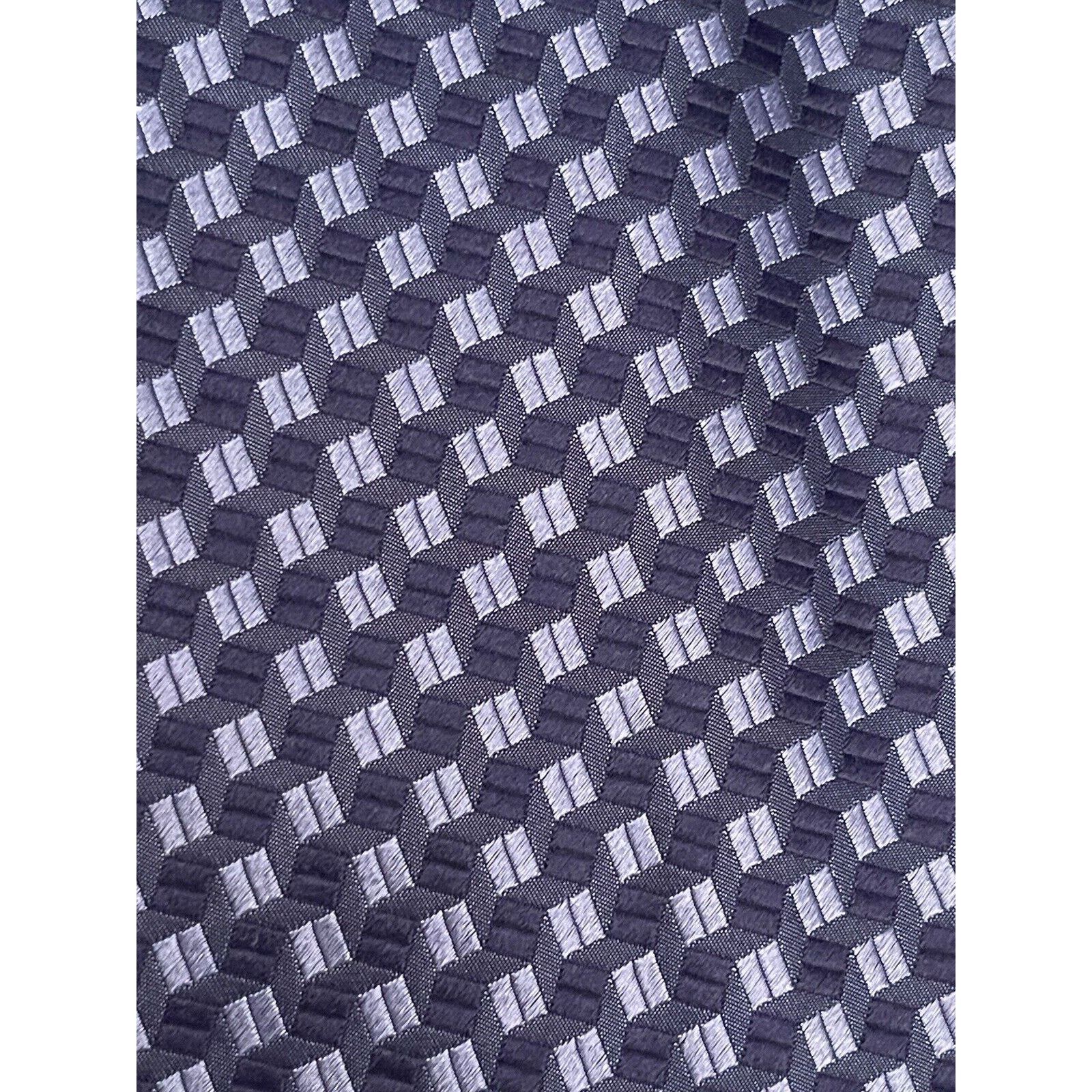 Geoffrey Beene Geoffrey Beene Blue 100% Silk Men’s Neck Tie Made In Italy Size ONE SIZE - 9 Thumbnail