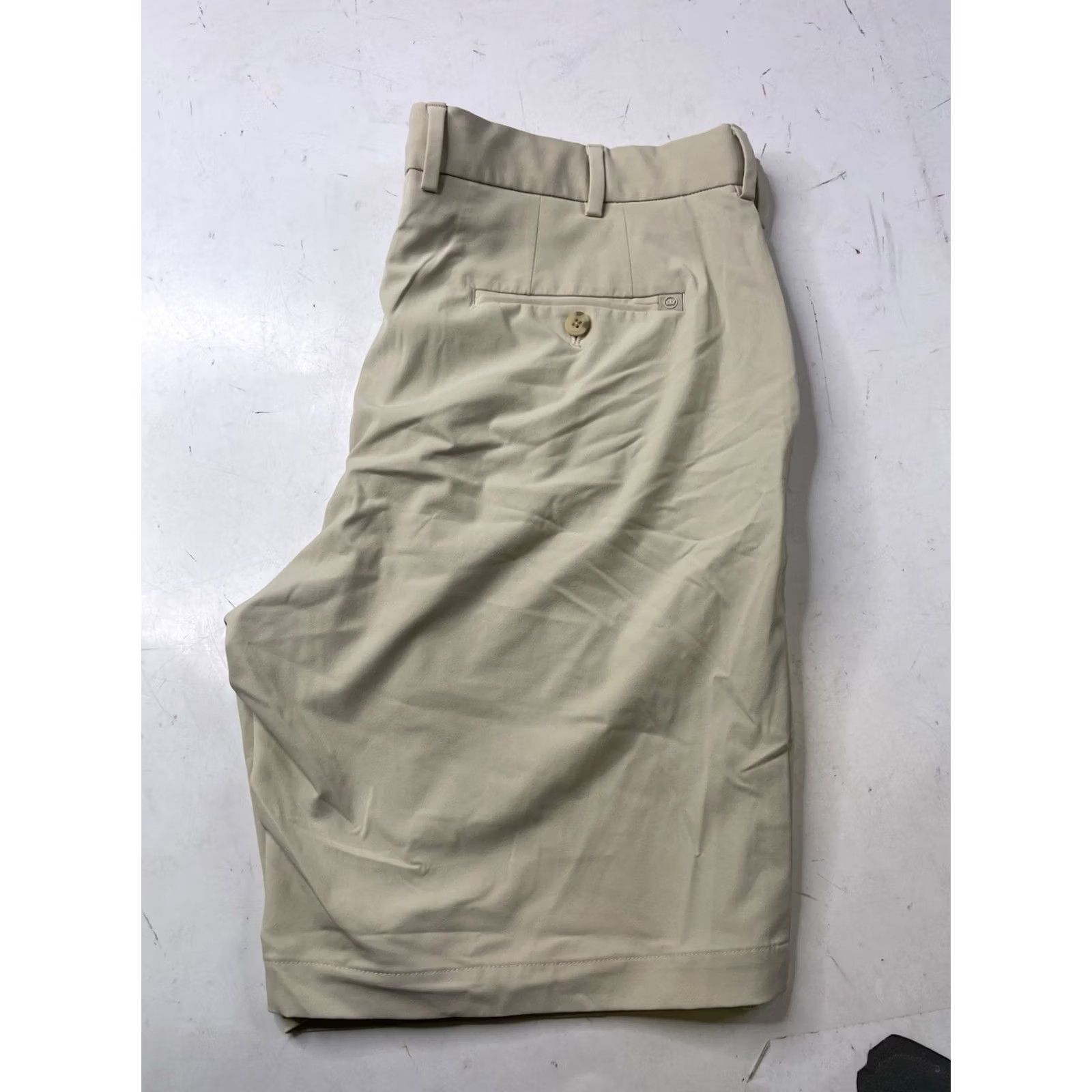 Peter Millar Peter Millar Golf Chino Shorts Mens 36 Beige Performance Stretch Size US 36 / EU 52 - 2 Thumbnail