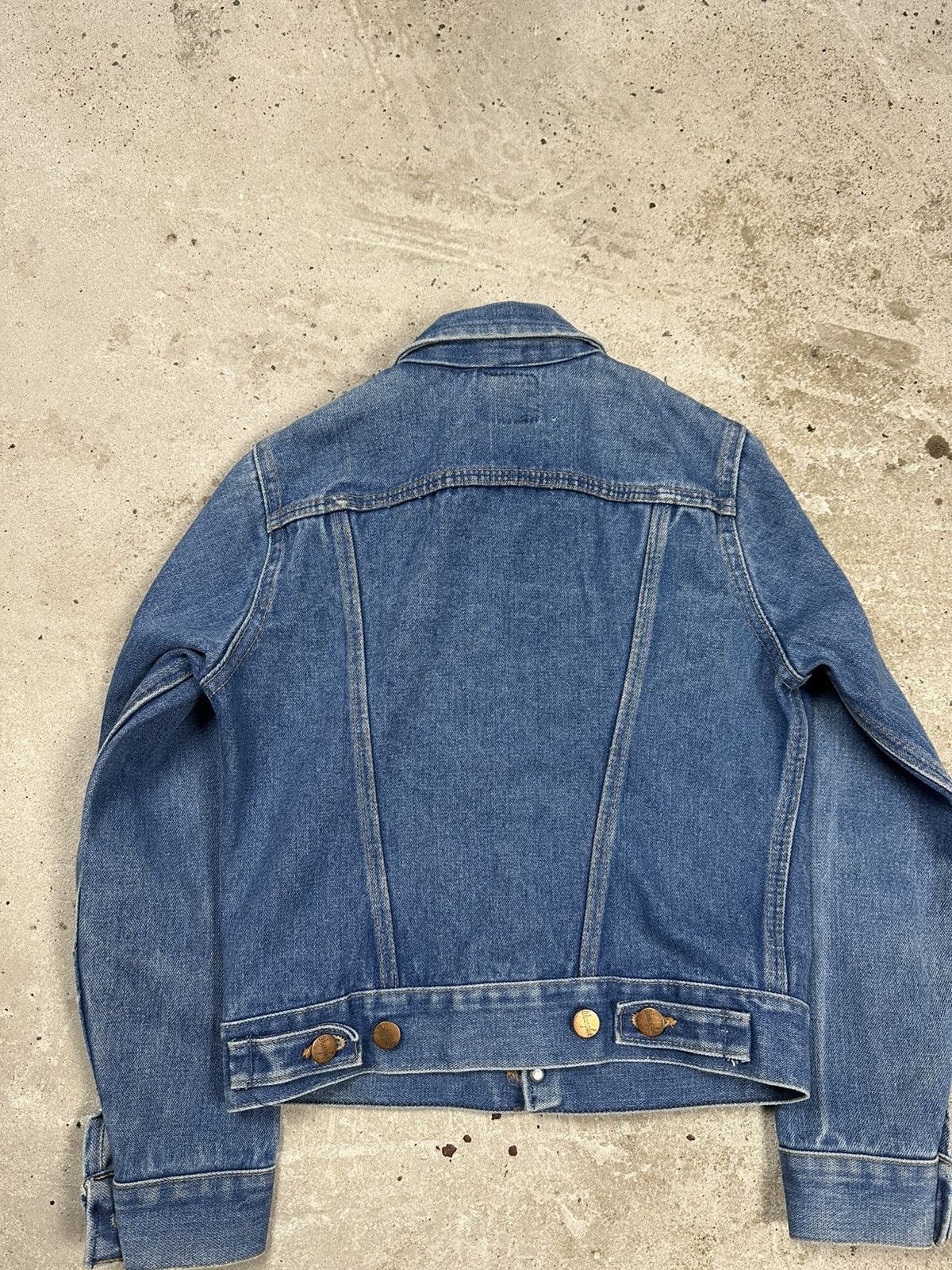 Wrangler Vintage 80s Wrangler Denim Jeans Trucker Jacket rare Size XS / US 0-2 / IT 36-38 - 12 Thumbnail