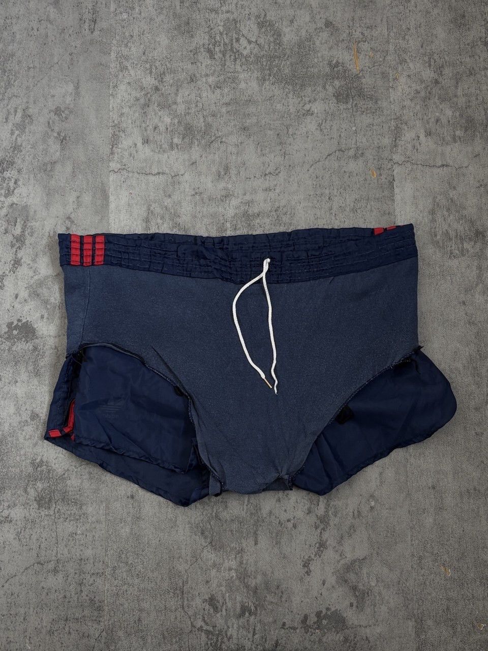 Adidas Vintage 1980's Adidas West Germany Nylon Shorts Blue Size US 36 / EU 52 - 14 Thumbnail