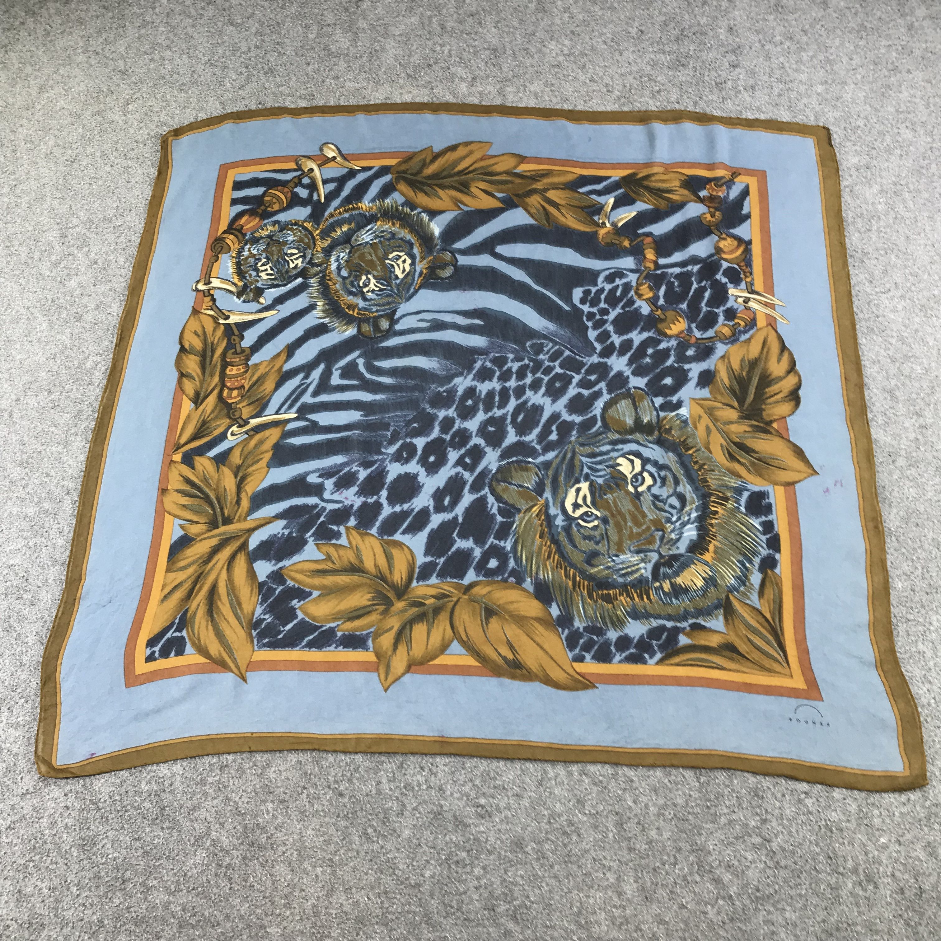 Bogner Bogner Tiger Silk Scarf M121 Size ONE SIZE - 2 Thumbnail
