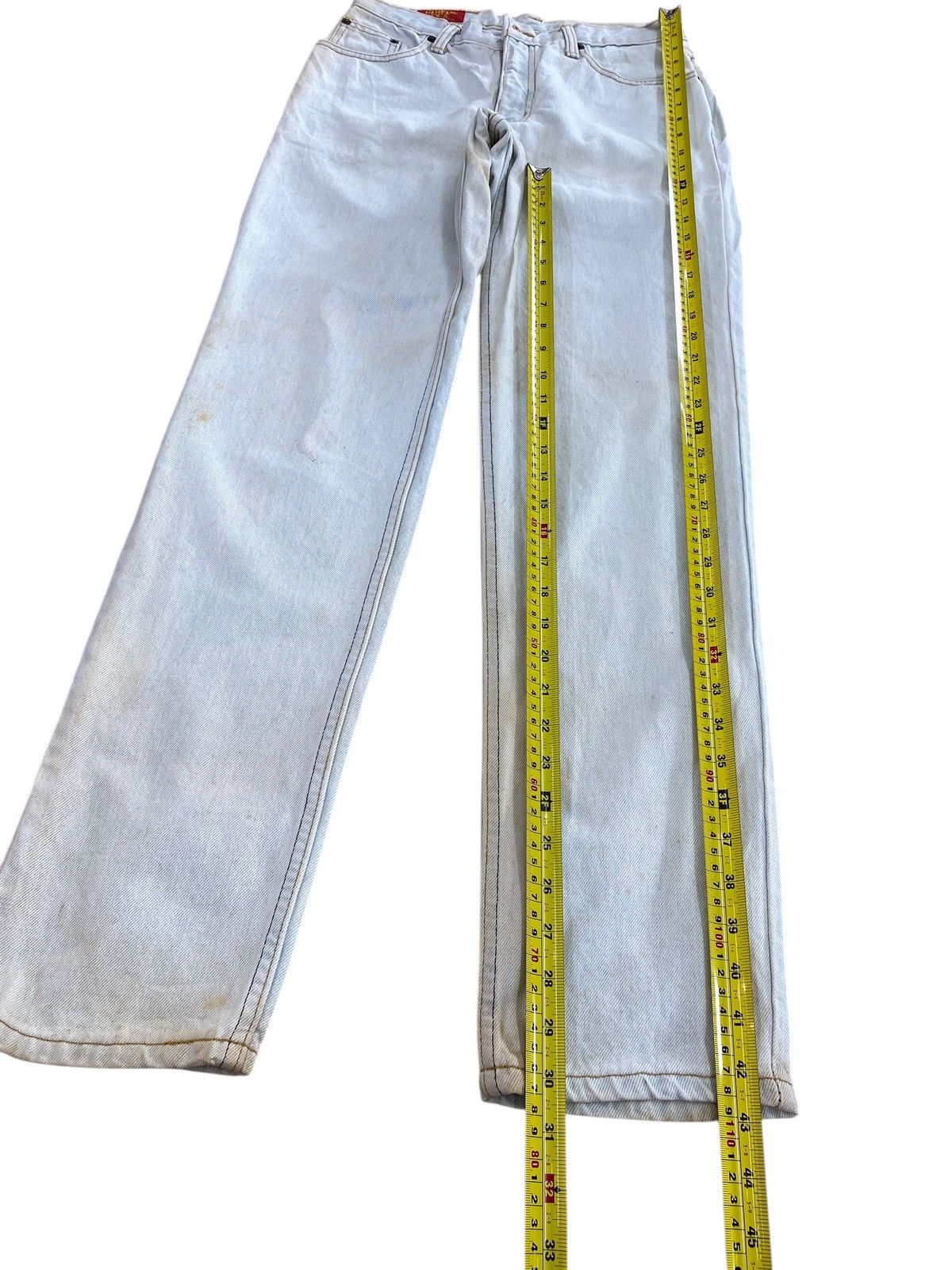 Edwin Edwin Acid Light Wash Style Straight Leg Jeans Size US 28 / EU 44 - 9 Thumbnail
