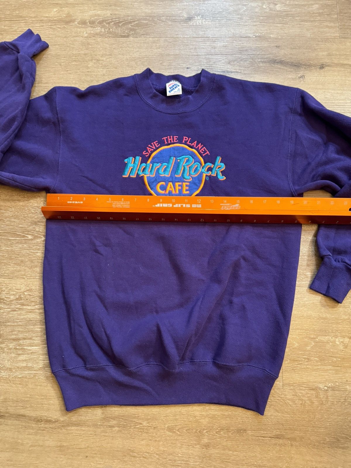 Hard Rock Cafe × Jerzees × Vintage Vintage Hard Rock Honolulu Crew Neck Embroidered Sweatshirt Size US M / EU 48-50 / 2 - 14 Thumbnail