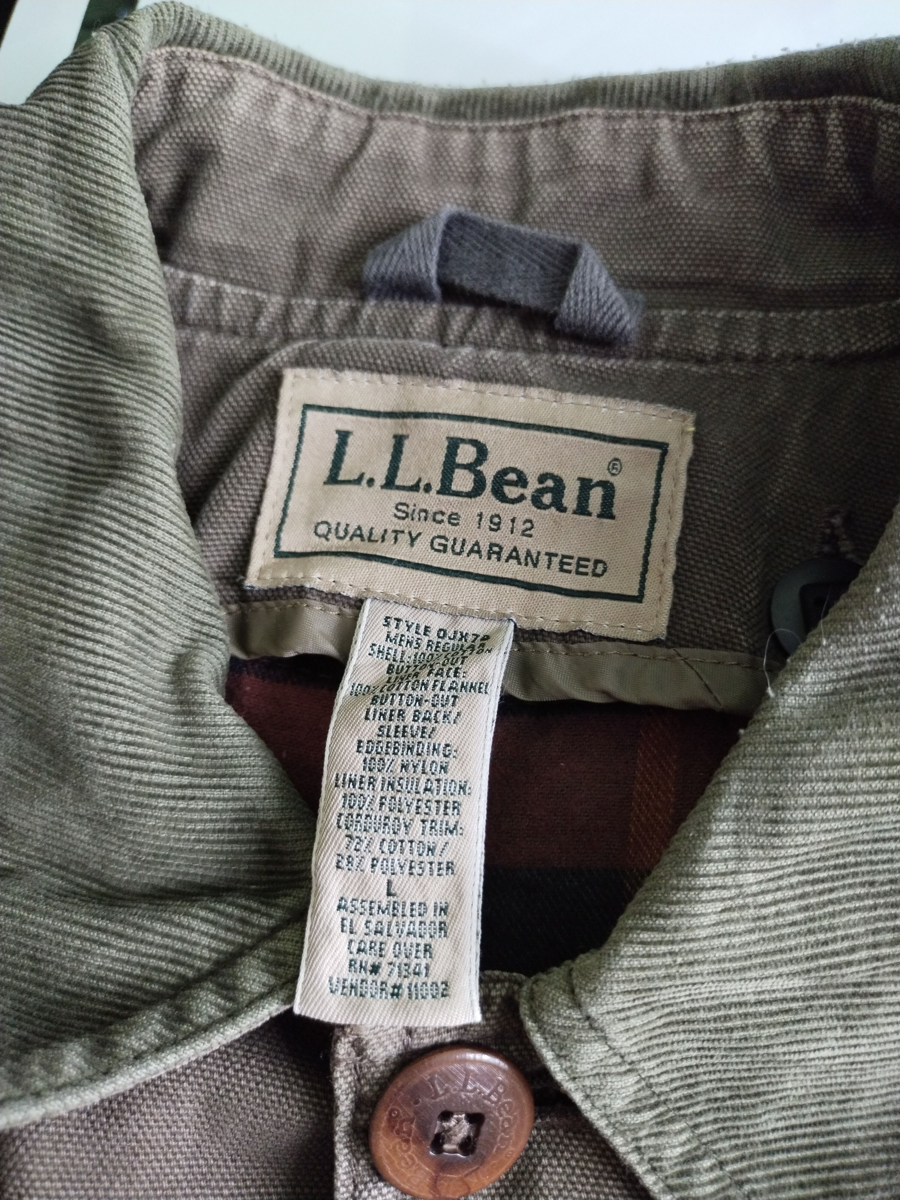 L.L. Bean VTG LL Bean Field Coat Jacket Size US L / EU 52-54 / 3 - 12 Thumbnail