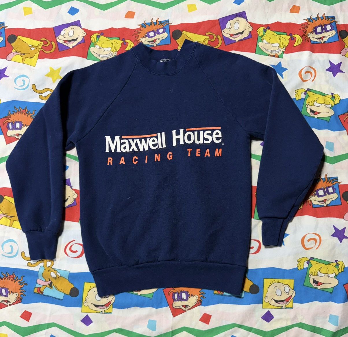 Other Vintage 80s 90s Maxwell House Coffee Racing Sweatshirt Size US XS / EU 42 / 0 - 2 Thumbnail