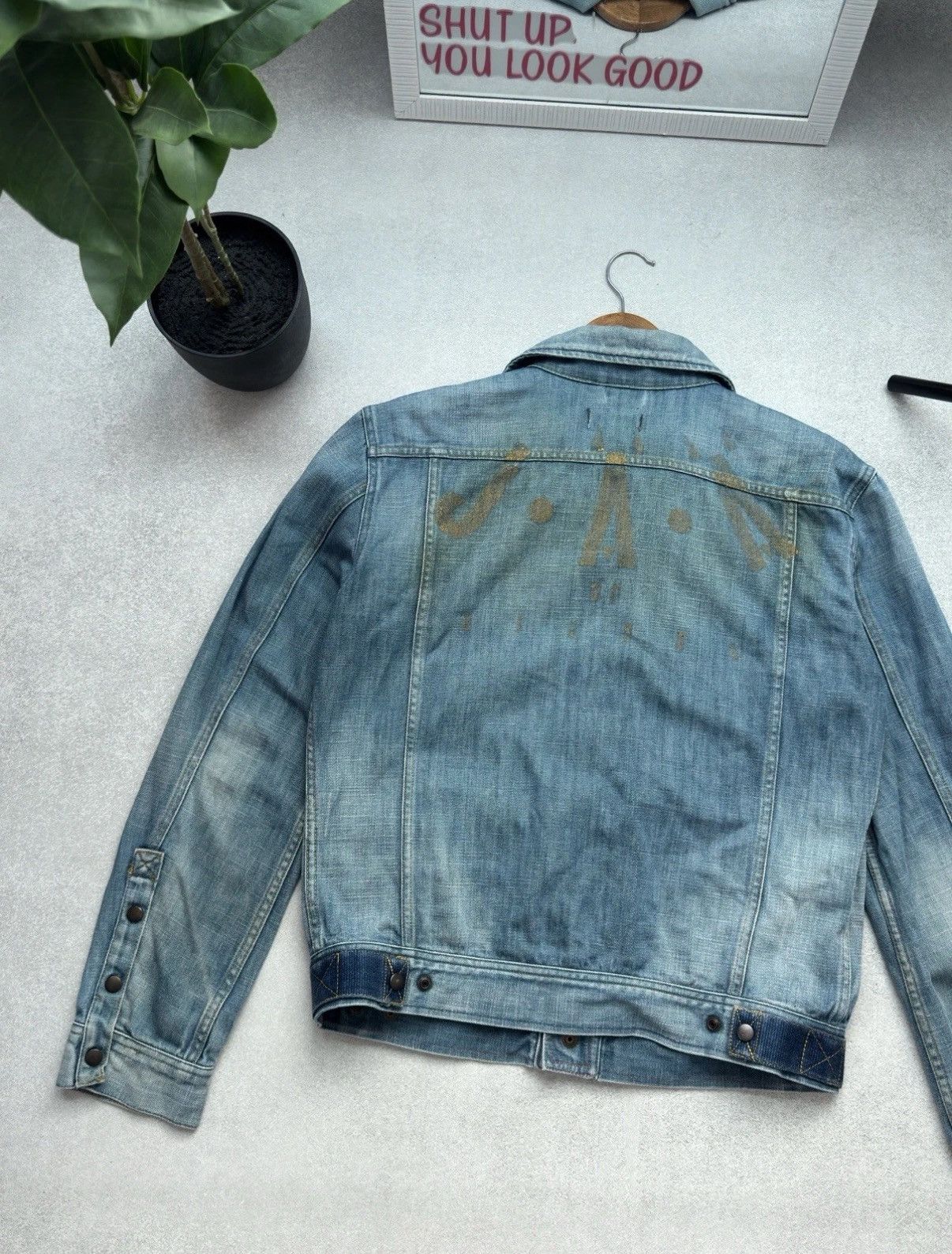 Diesel Vintage Diesel 90s Denim Jeans Logo Button Up Blue Jacket Size US L / EU 52-54 / 3 - 5 Thumbnail