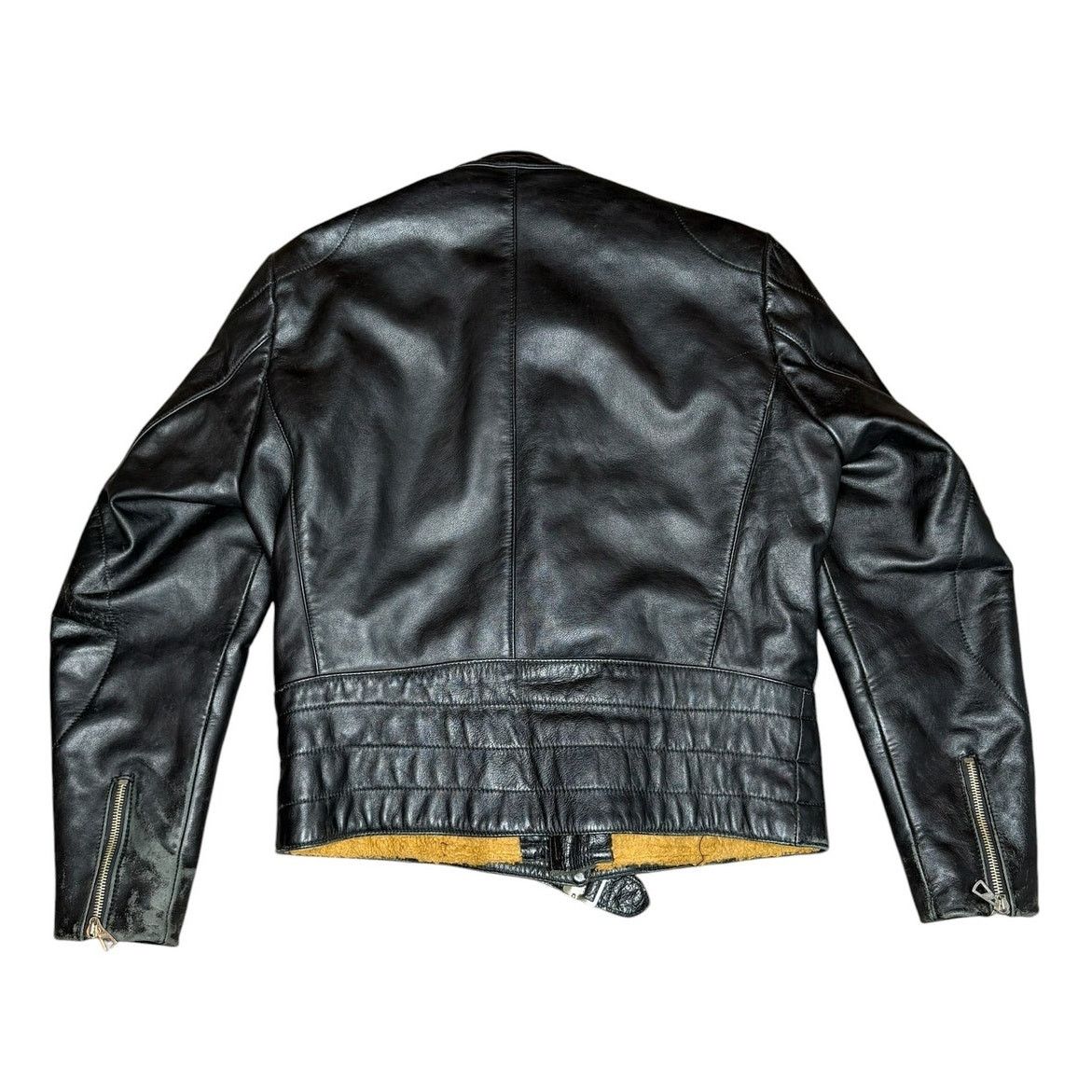 Genuine Leather × Vintage Vintage Harro Black Leather Motorcycle Jacket Size US M / EU 48-50 / 2 - 2 Thumbnail