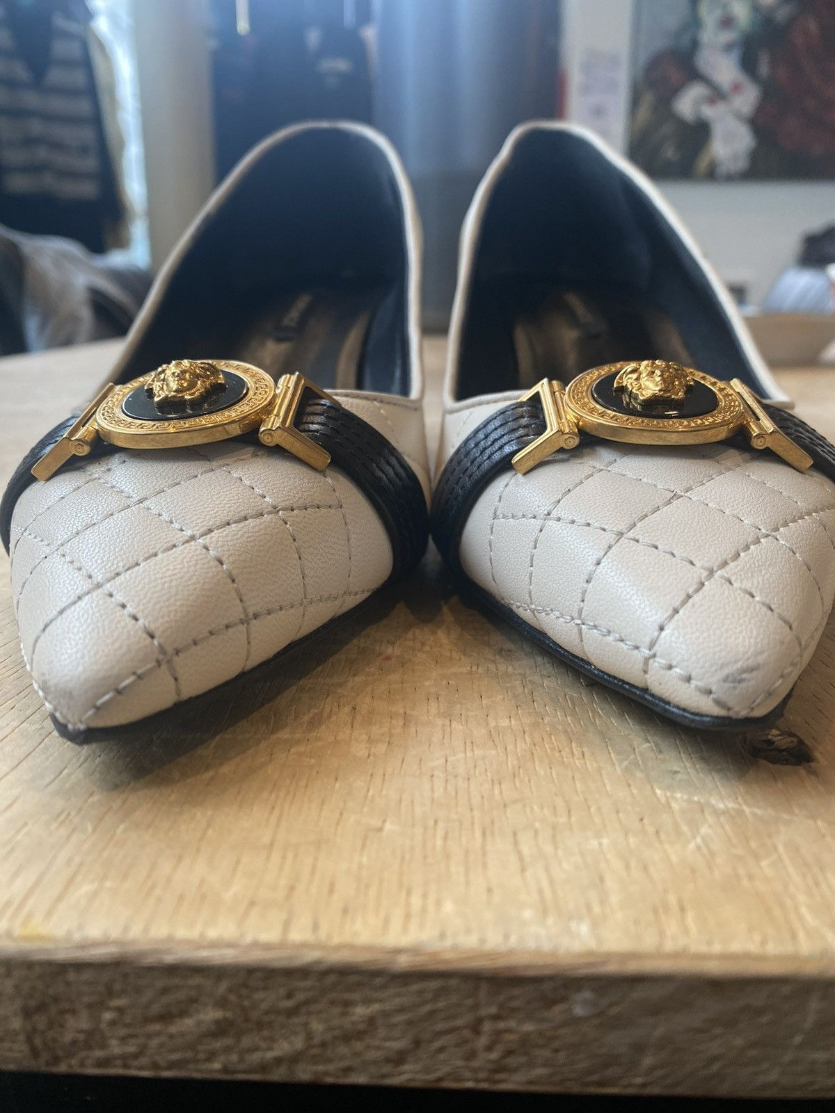 Versace Versace Medusa Aevitas Leather Heels Size 39 Size US 9 / IT 39 - 4 Thumbnail