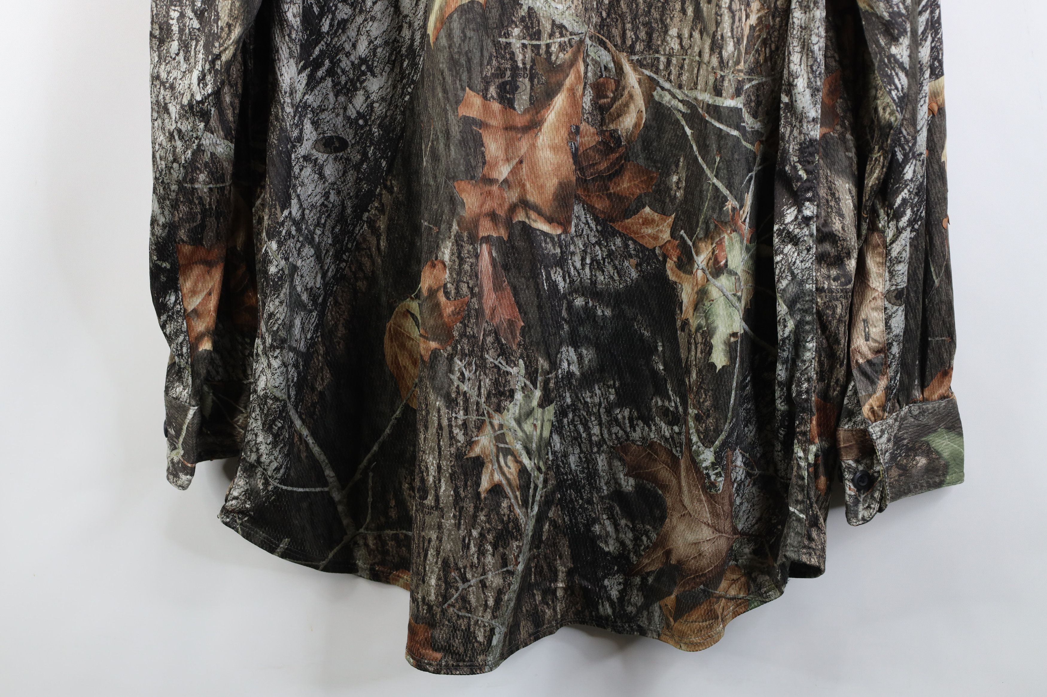 Vintage Vintage Y2K Streetwear Knit Camouflage Collared Button Shirt Size US L / EU 52-54 / 3 - 16 Thumbnail