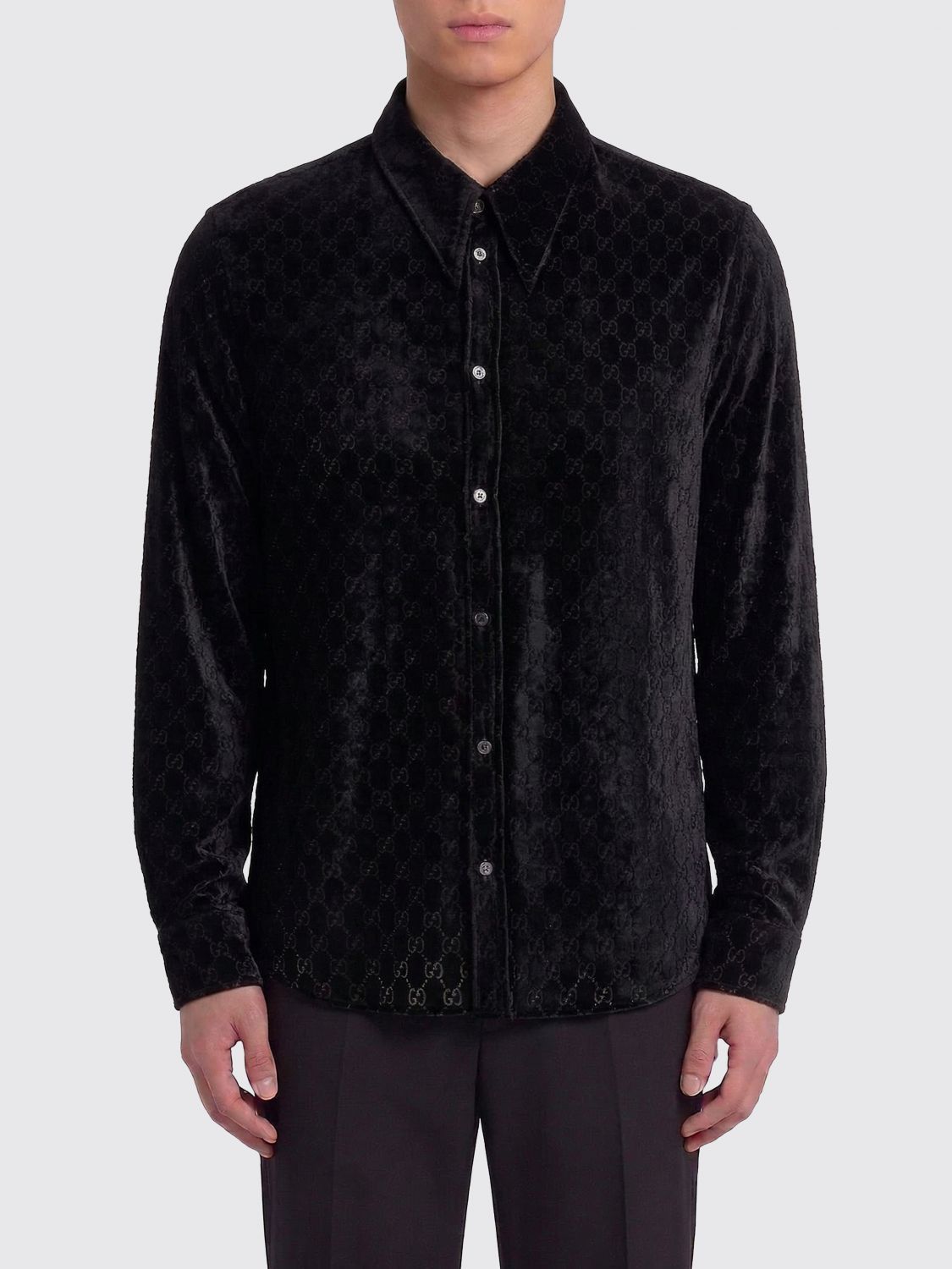 Gucci Gucci Shirt Men Black Size US L / EU 52-54 / 3 - 1 Thumbnail