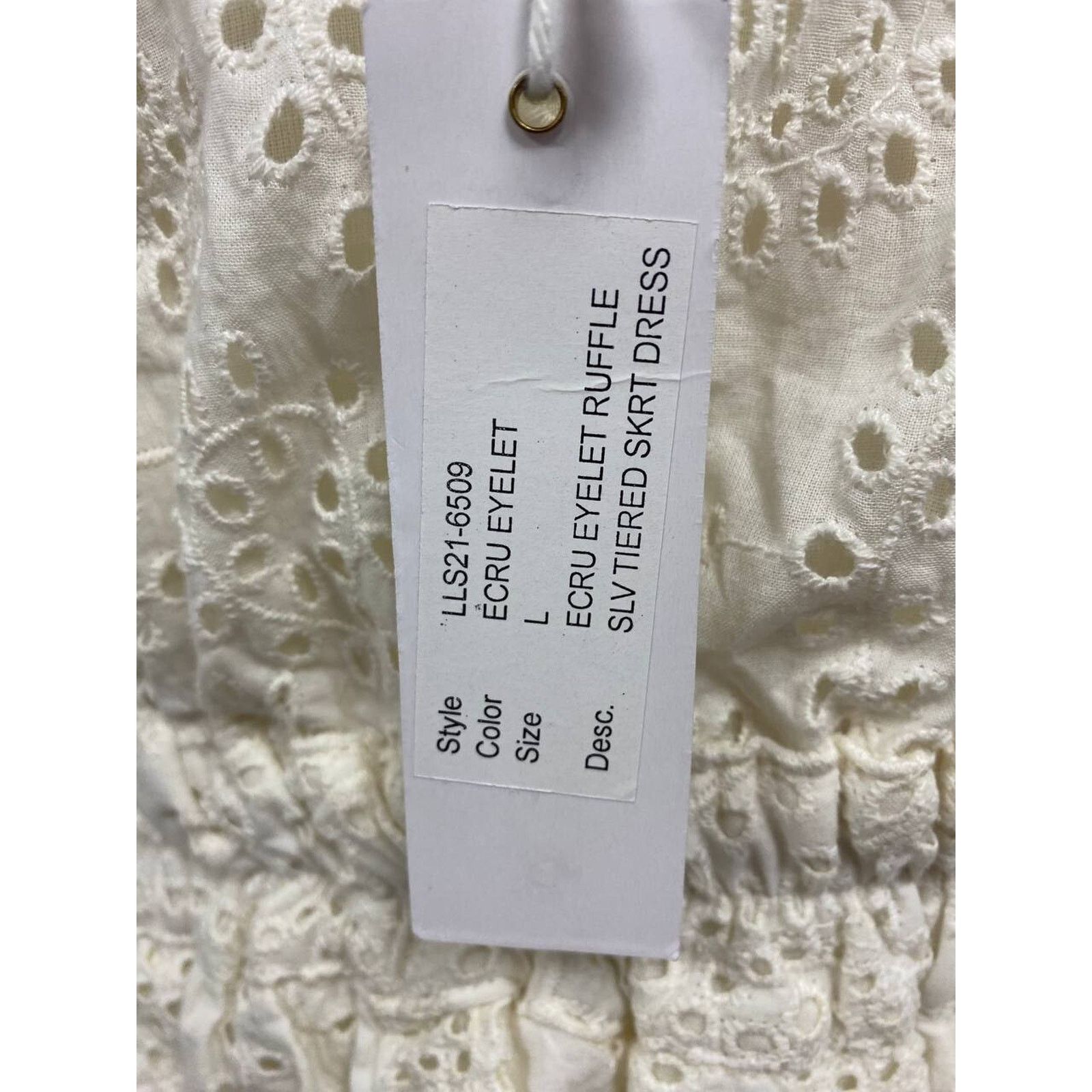 Anthropologie Anthropologie ruffle dress Size Large A000099 Size L / US 10 / IT 46 - 7 Thumbnail