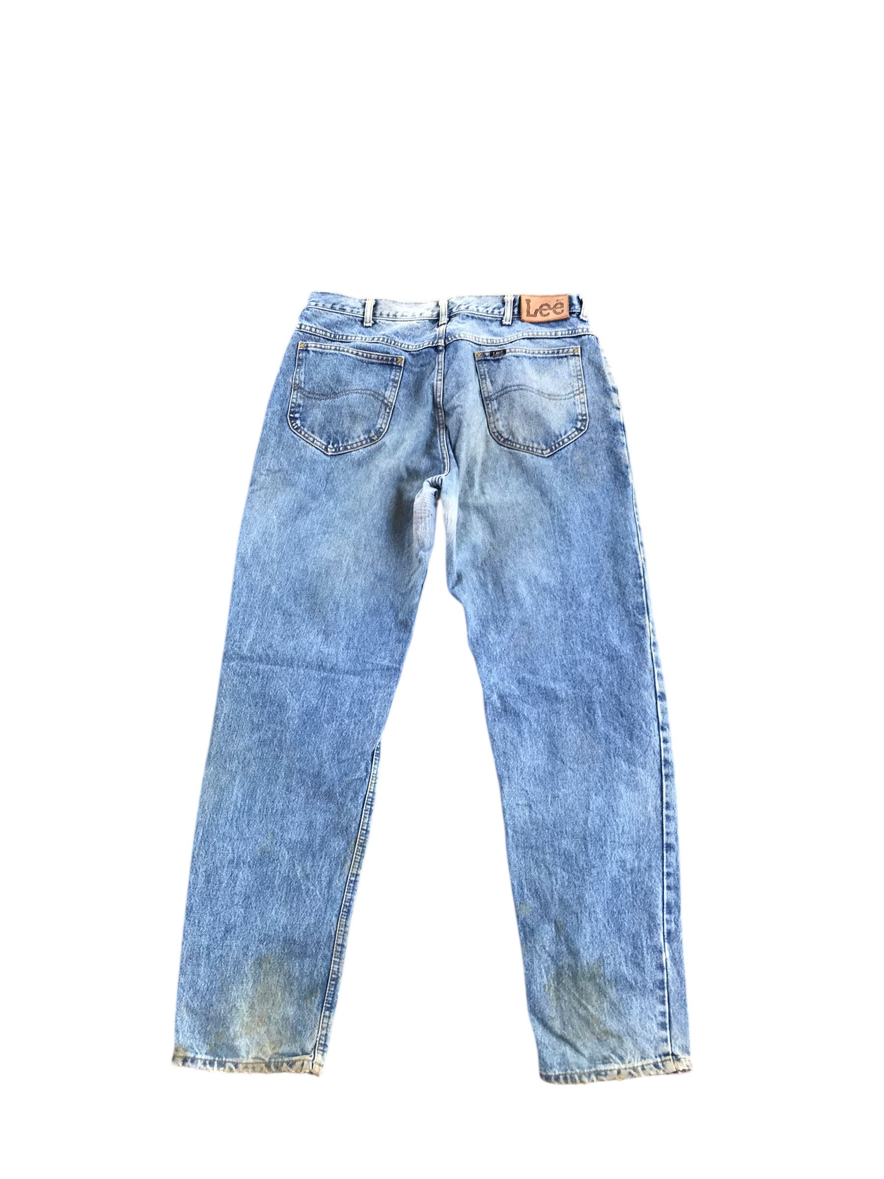Tornado Mart Vtg 90s Lee Rider Distressed Denim-Size 34-if six was nine Size US 34 / EU 50 - 6 Thumbnail