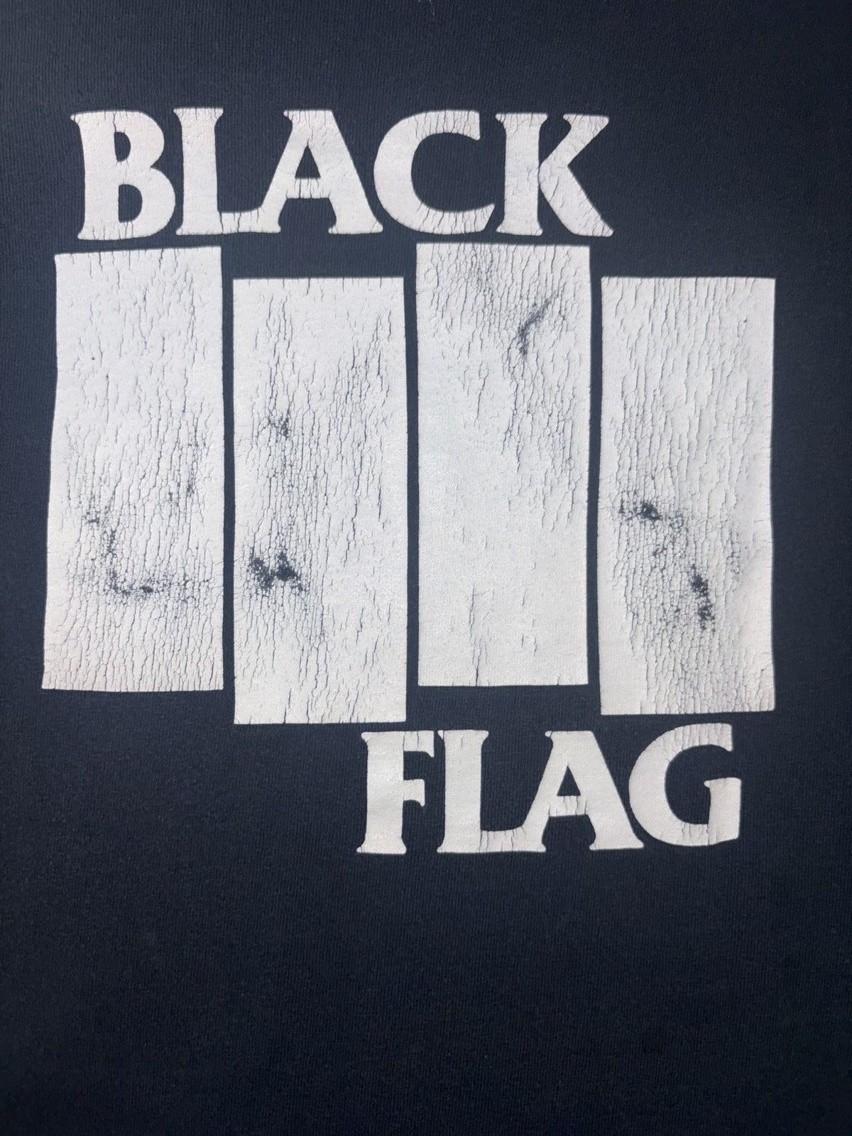 Vintage Vtg black flag shirt size large Size US L / EU 52-54 / 3 - 2 Thumbnail
