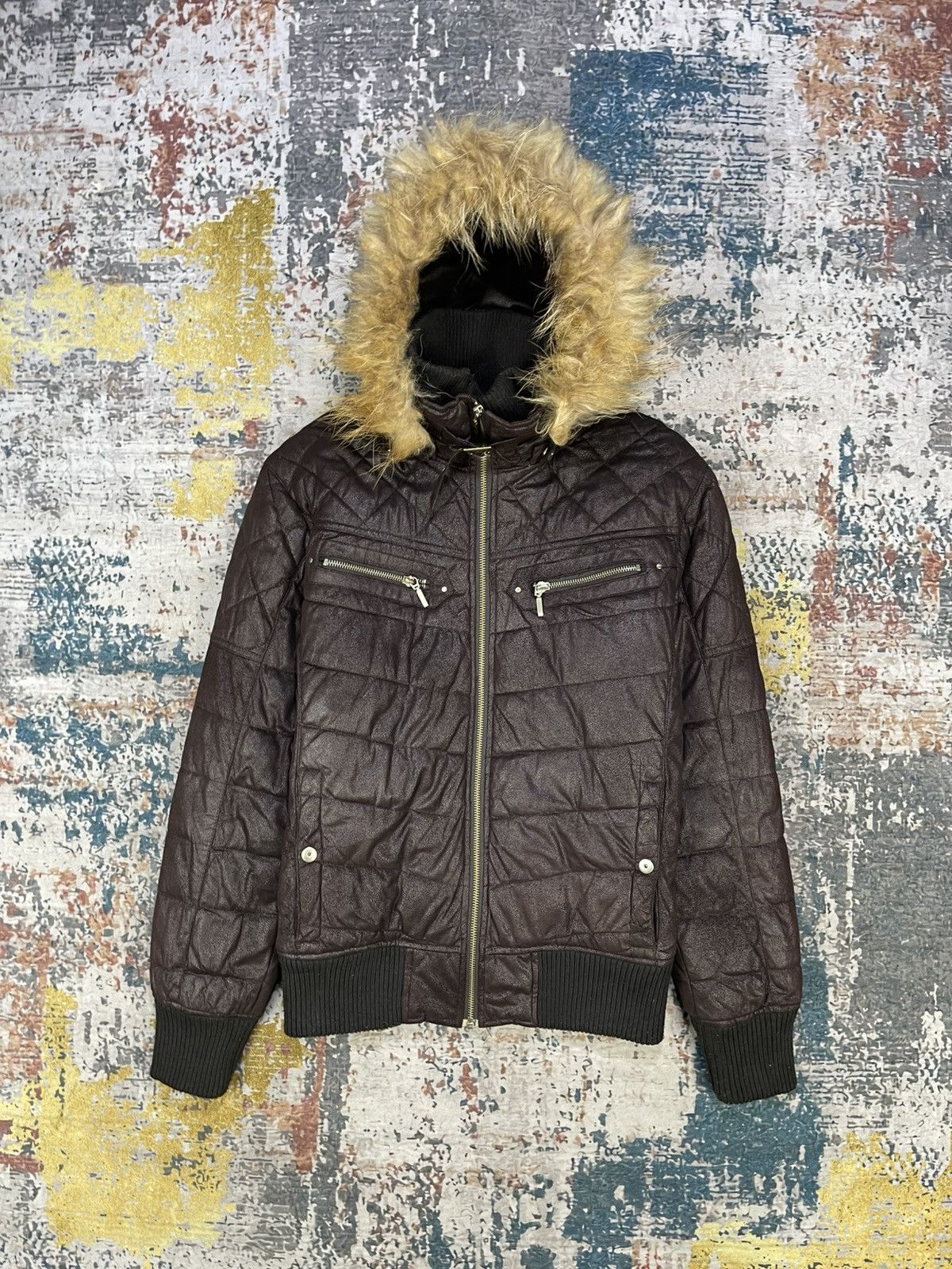 Le Grande Bleu (L.G.B.) Commontage Standard Fur Puff Jacket Size US S / EU 44-46 / 1 - 10 Thumbnail