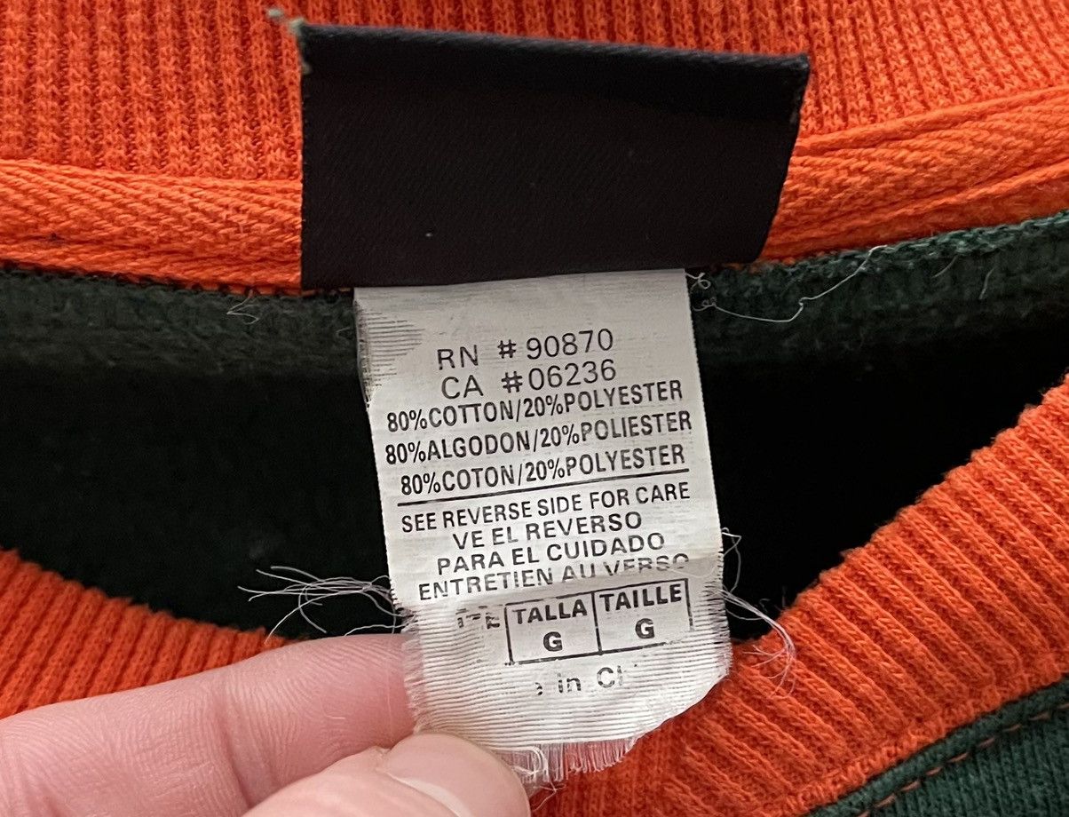 NCAA × Vintage Miami Hurricanes United States Football Logo Jacket Size XL Size US XL / EU 56 / 4 - 5 Thumbnail