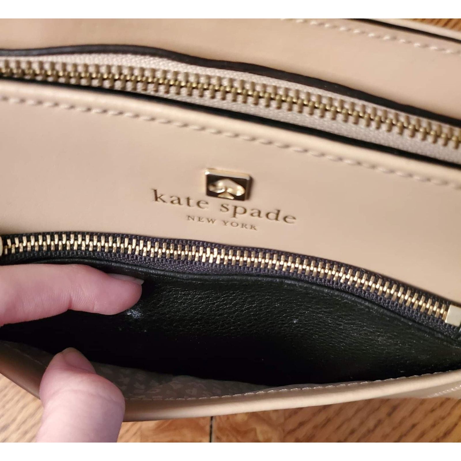 Kate Spade Kate Spade Adelia Crossbody Beige Satchel Size ONE SIZE - 9 Thumbnail