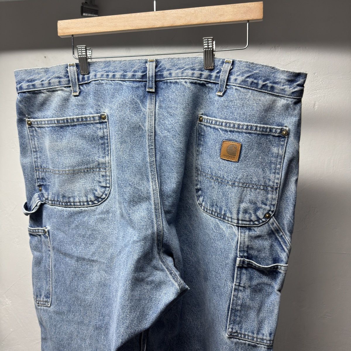 Carhartt Carhartt Faded Denim Double Knee Jeans ERD Grunge Chrome Size US 41 - 9 Thumbnail