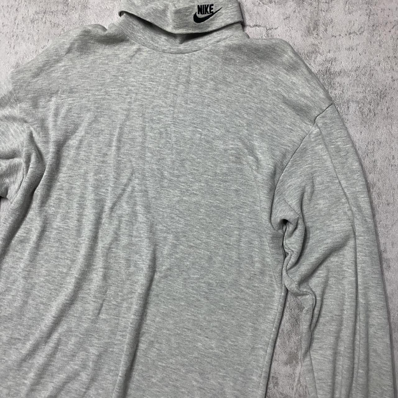 Nike Nike grey long sleeve turtleneck Size US M / EU 48-50 / 2 - 2 Thumbnail