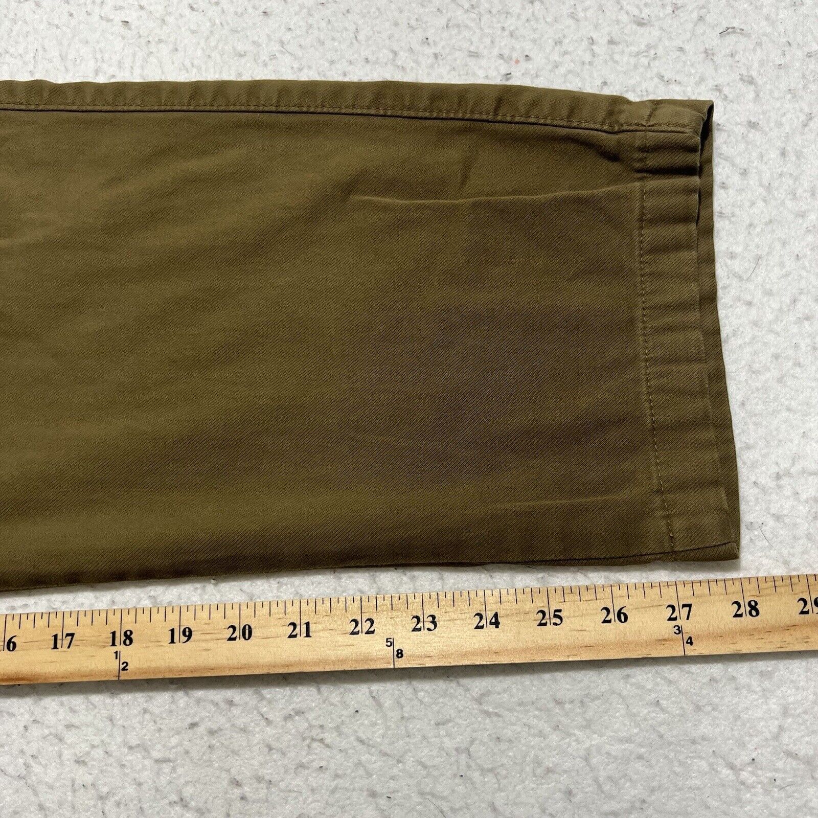 Other Cortefiel 42 Flat Front Dark Brown/Green Chino Pants (42x28) Size US 42 / EU 58 - 12 Thumbnail