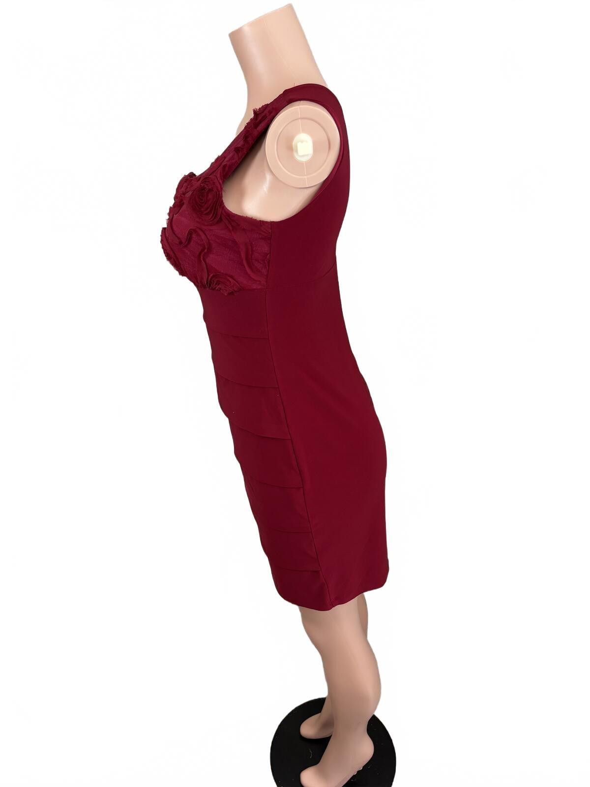 Other Enfocus Studio Y2K Rosette One-Shoulder Bodycon Dress. 10. Size L / US 10 / IT 46 - 7 Thumbnail