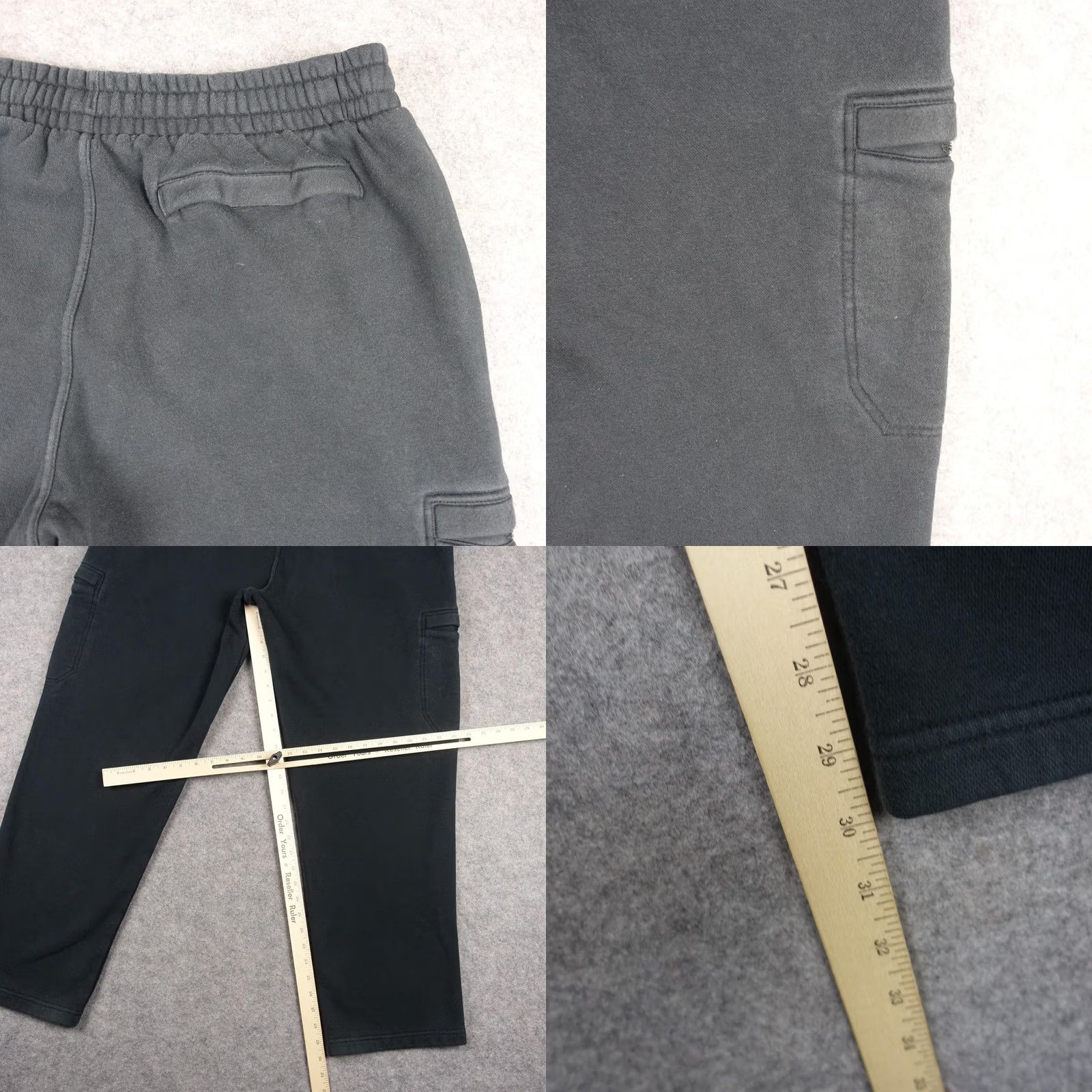 Nike Nike Pants Mens XL Black Fleece Cargo Sweatpants Elastic Waist Pockets Gym Bro Size US 36 / EU 52 - 8 Thumbnail