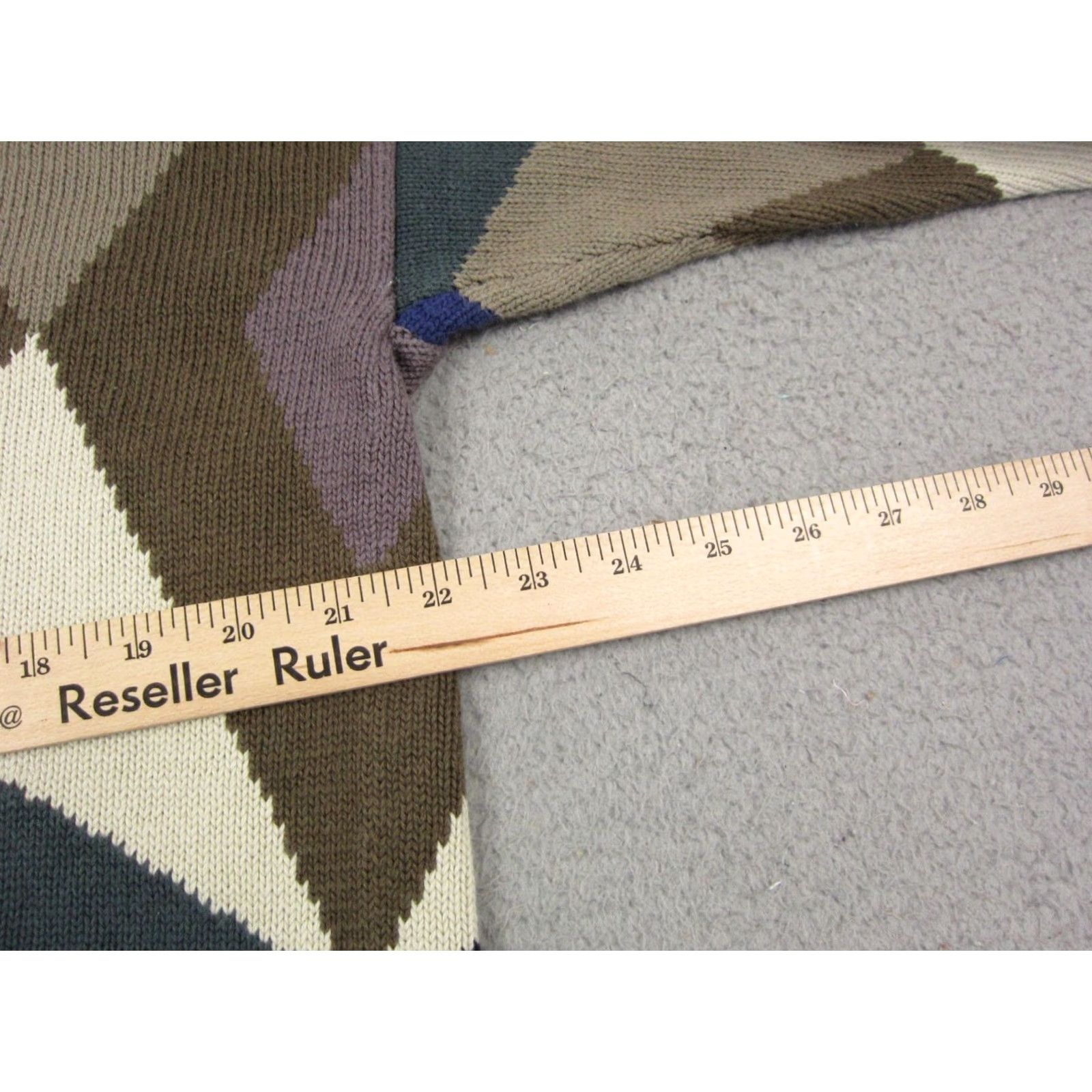 Vintage VINTAGE Byford Sweater Mens XL Brown Diamonds 90s Pullover Knit Crew Neck Made for Casual Winter Fall Spring Mens Size US XL / EU 56 / 4 - 7 Thumbnail
