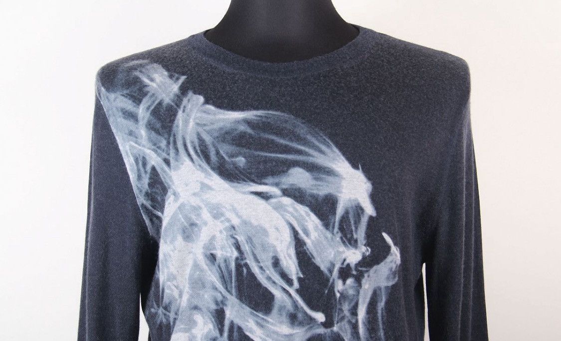 Hermes Hermes Cashmere Print Abstract Sweater Long Sleeve Jumper Size US XL / EU 56 / 4 - 2 Thumbnail