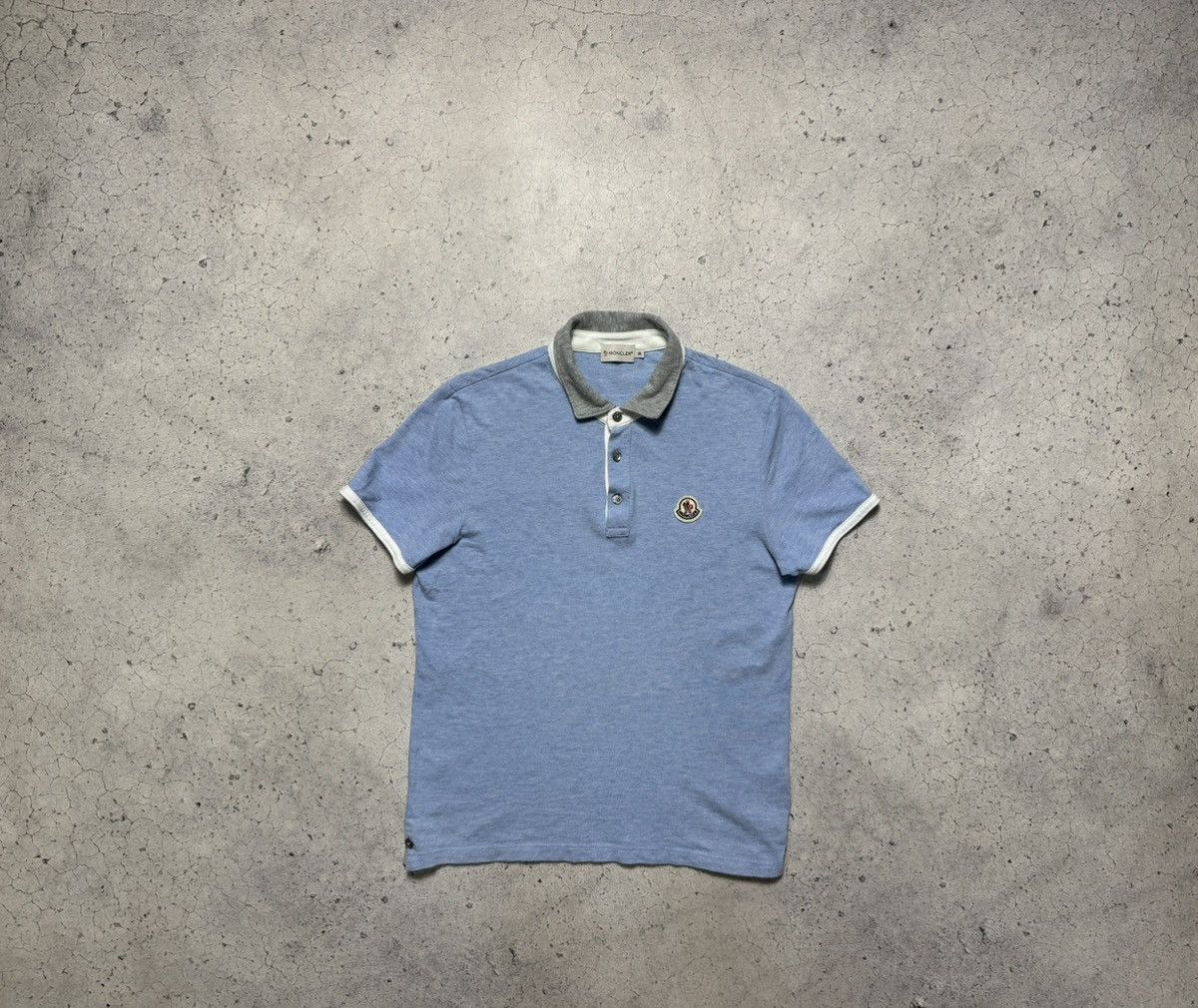 Moncler Moncler Vintage Luxury Polo T-shirt Y2K Size US S / EU 44-46 / 1 - 1 Thumbnail
