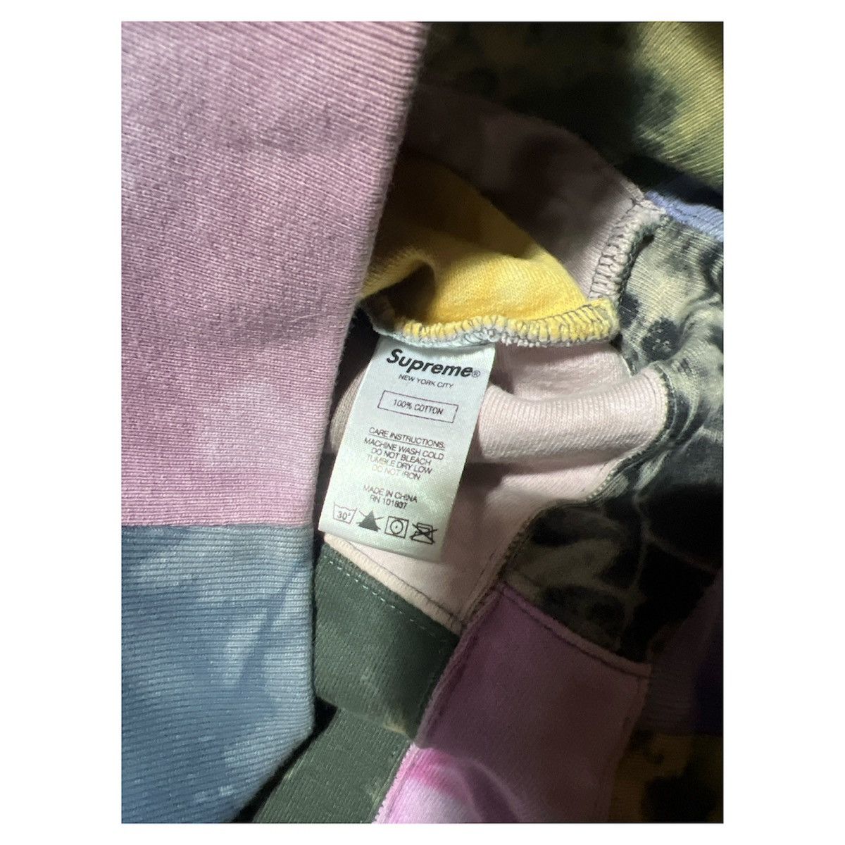 Supreme SUPREME Patchwork Hoodie (SS19) — Medium Size US M / EU 48-50 / 2 - 5 Thumbnail