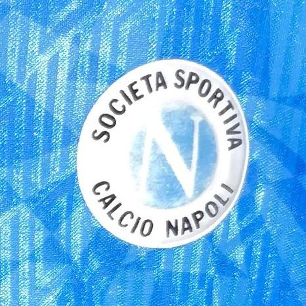 Umbro SSC Napoli 1991 1992 1993 Home Shirt Jersey Size US L / EU 52-54 / 3 - 3 Thumbnail