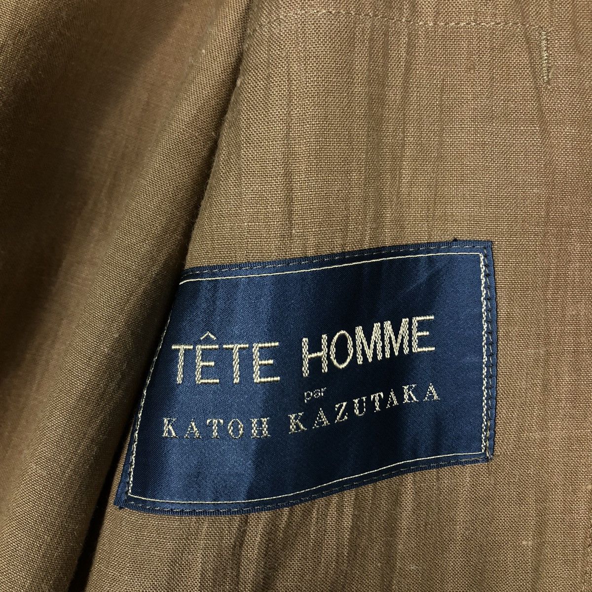 Issey Miyake Vintage Bomber Chore Jacket Tete Homme Katoh Kazutaka Japan Size US L / EU 52-54 / 3 - 17 Thumbnail