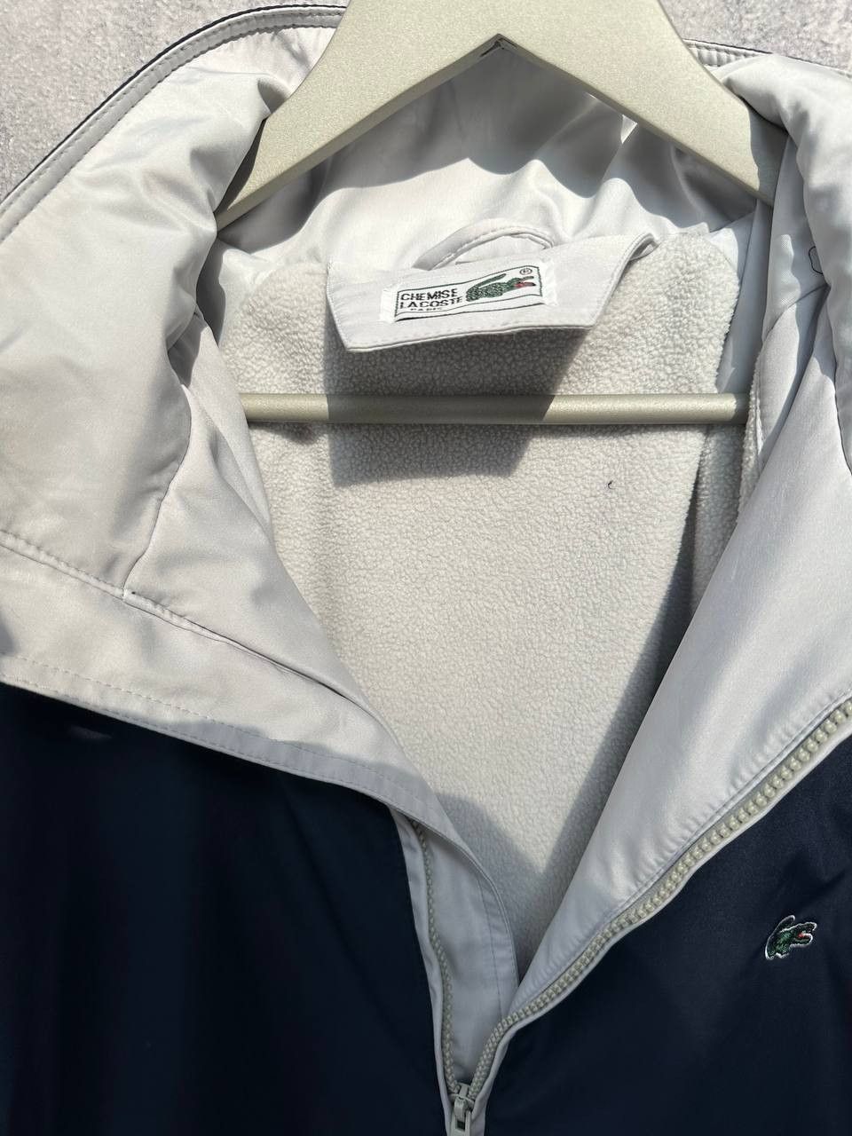 Lacoste × Vintage Lacoste Paris Jacket Striped Vintage 90s Hooded Size US XL / EU 56 / 4 - 15 Thumbnail