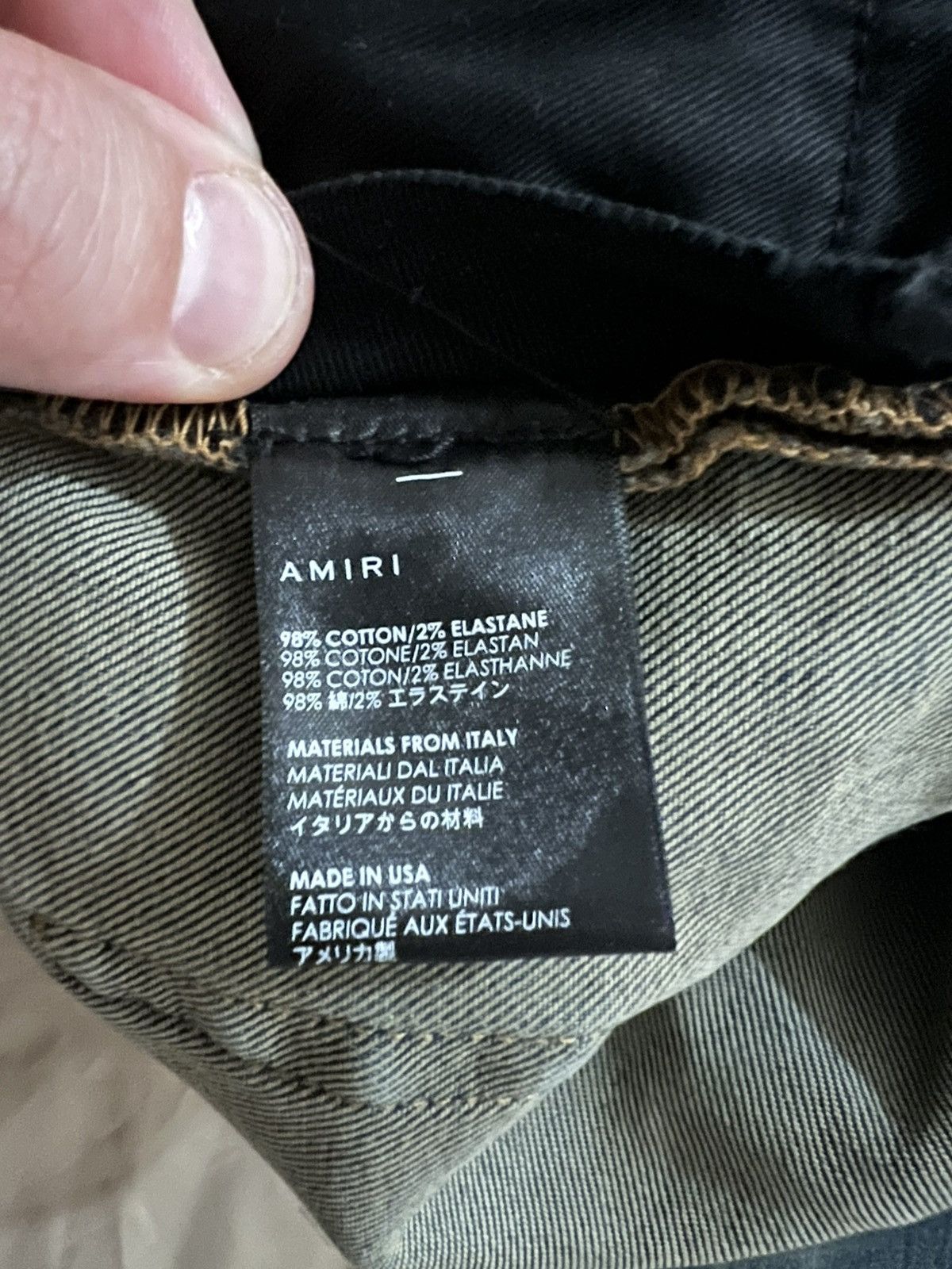 Amiri Amiri denim indigo distressed size 38 Size US 38 / EU 54 - 6 Thumbnail