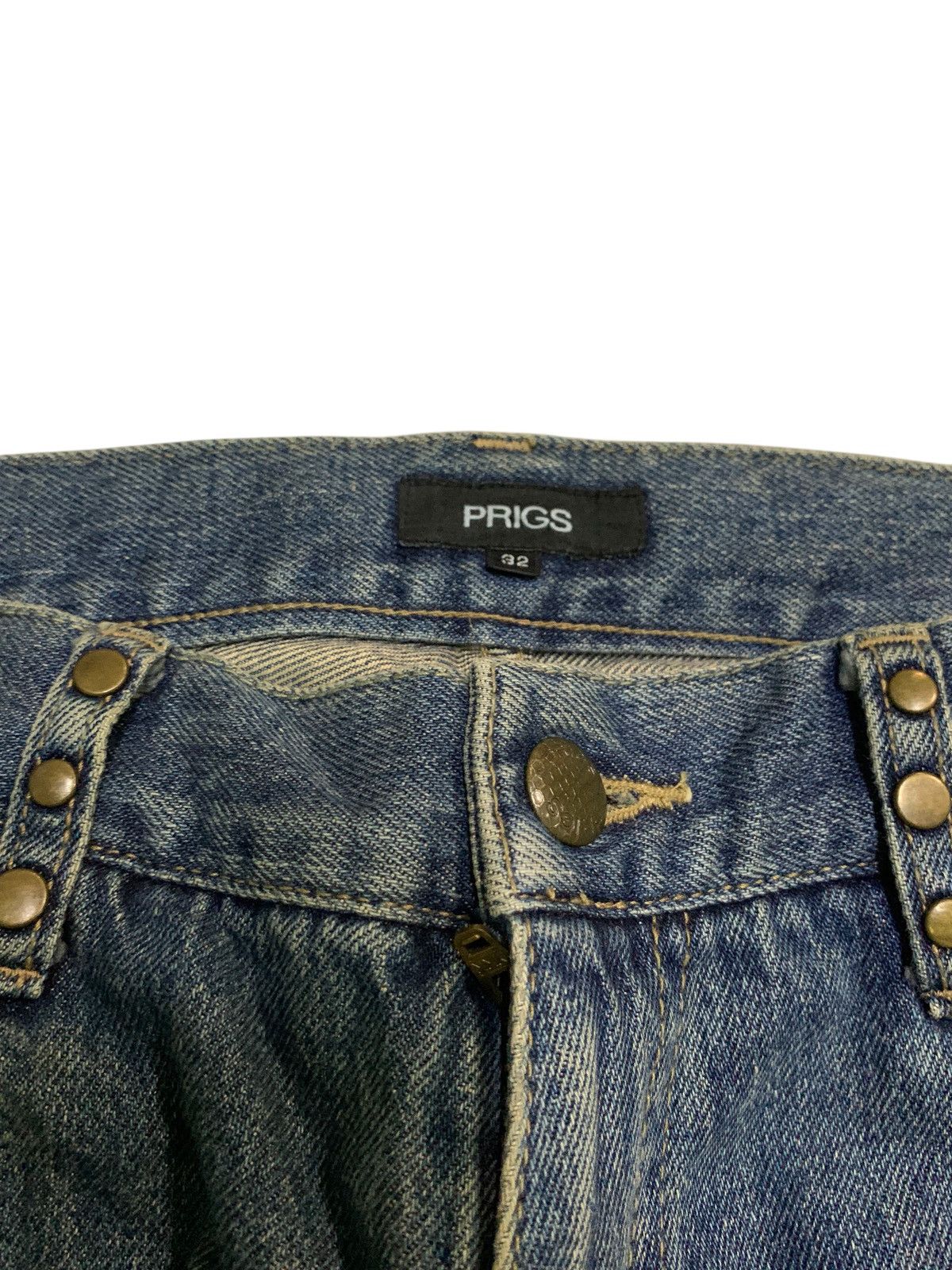 14th Addiction PRIGS SNAKE STUDDED PUNK JAPANESE DISTRESSED DENIM Size US 32 / EU 48 - 17 Thumbnail