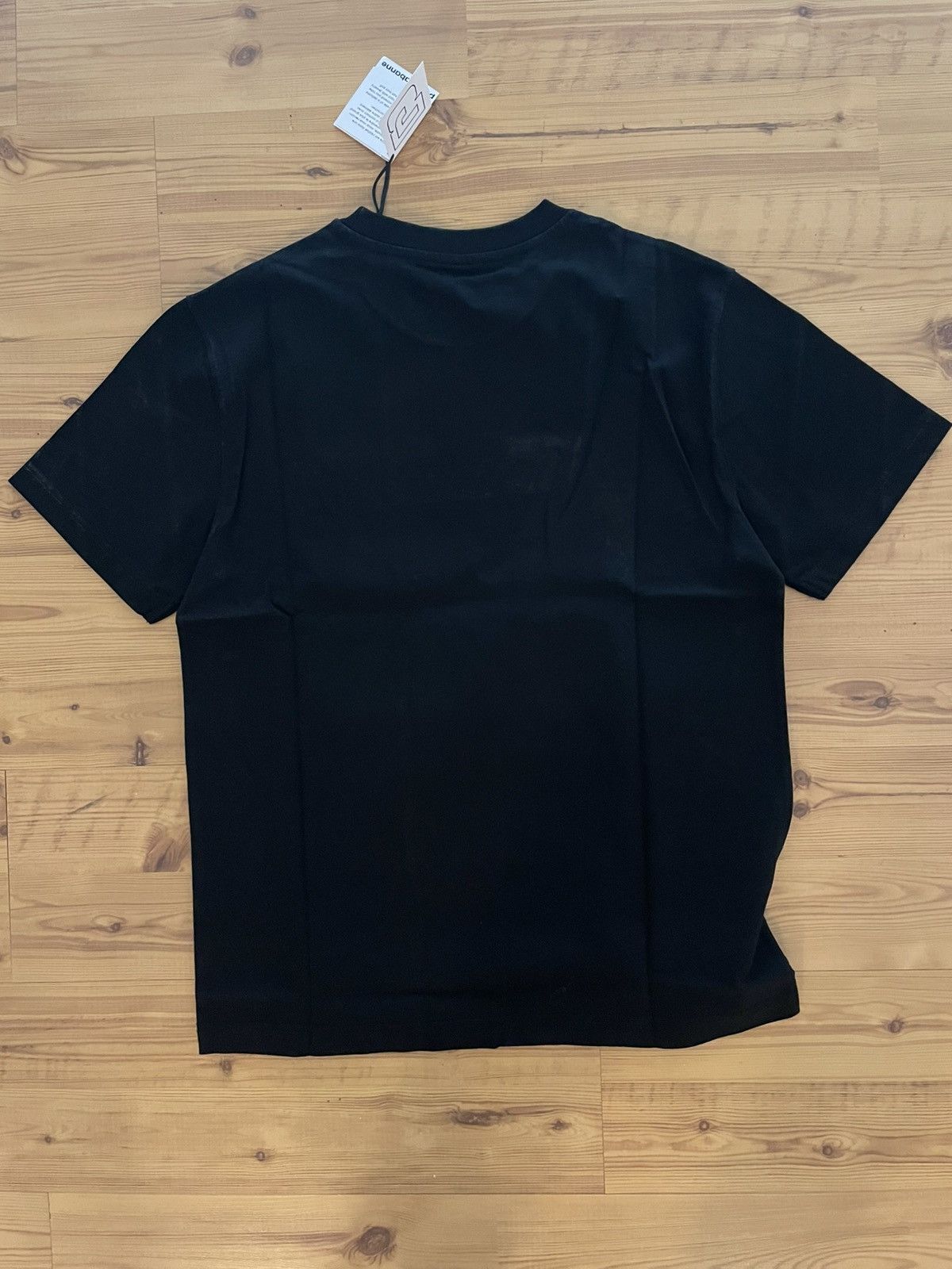 Paco Rabanne Rabanne black T-shirt shoulder logo Size L / US 10 / IT 46 - 2 Thumbnail