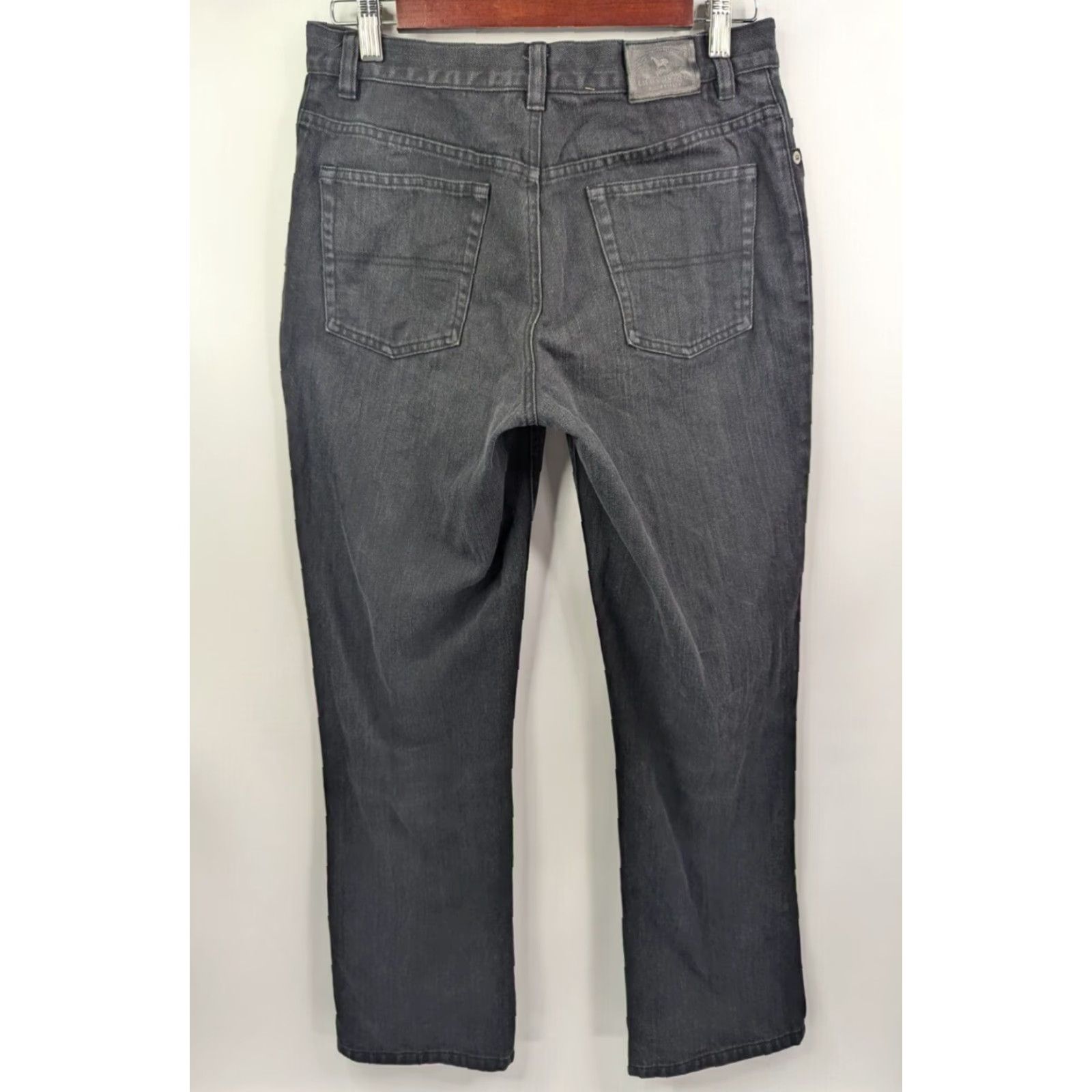 Ralph Lauren VINTAGE Ralph Lauren Jeans Women 6P Petite Black Denim Classic Preppy Logo 5-Pocket Design Mens? Girls? Wait. Size 28" / US 6 / IT 42 - 3 Thumbnail