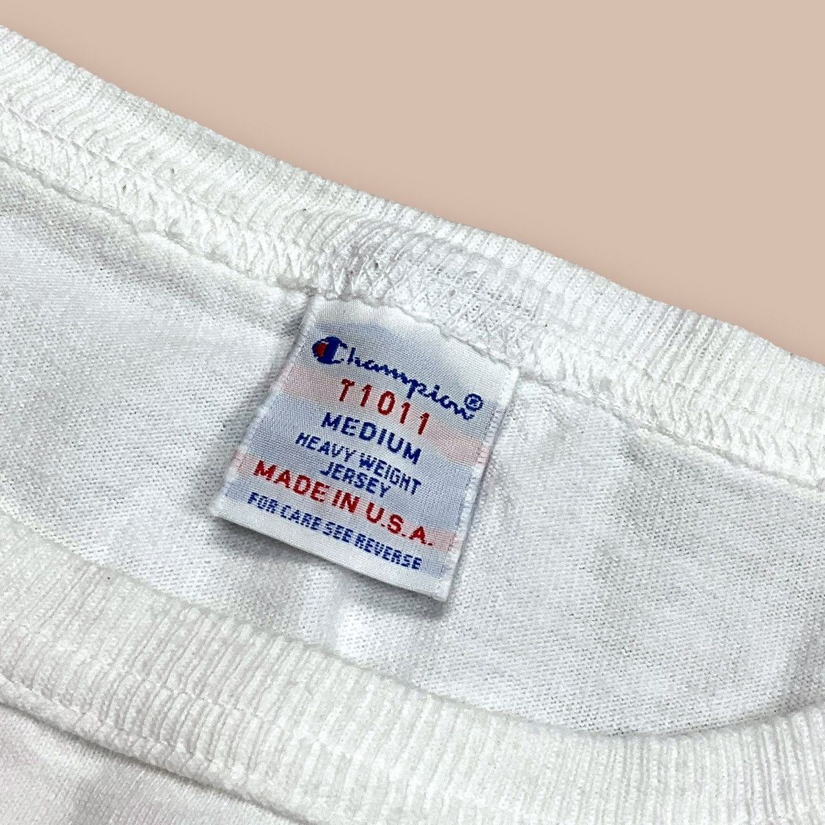 Champion Champion White Tee Size US M / EU 48-50 / 2 - 6 Thumbnail