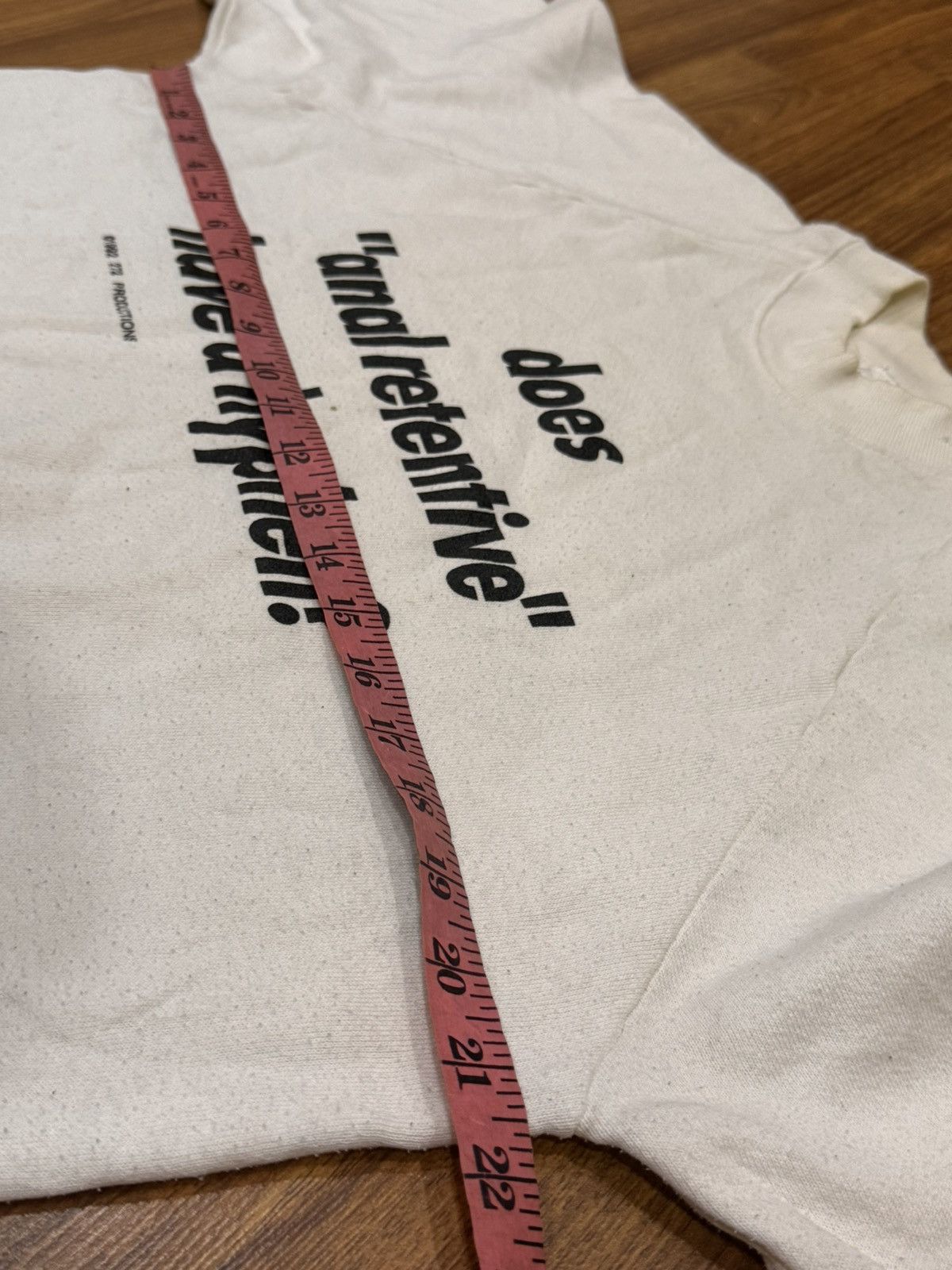 Vintage VTG 1992 QUOTE SHIRT SWEATSHIRT PULLOVER Size US L / EU 52-54 / 3 - 4 Thumbnail