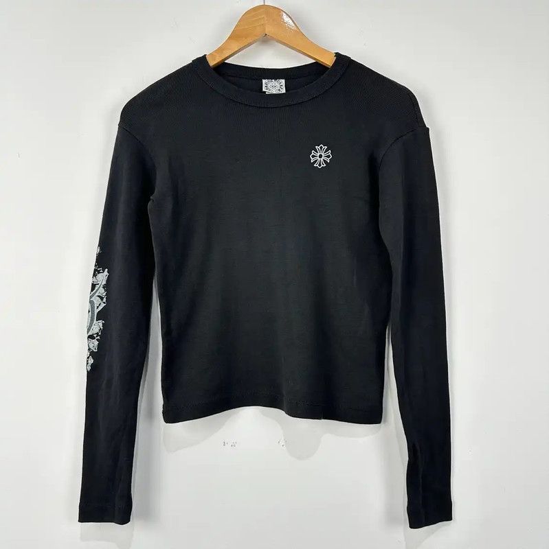 Chrome Hearts Chrome Hearts Black Cotton Women's T-Shirt 0089 Size ONE SIZE - 1 Thumbnail